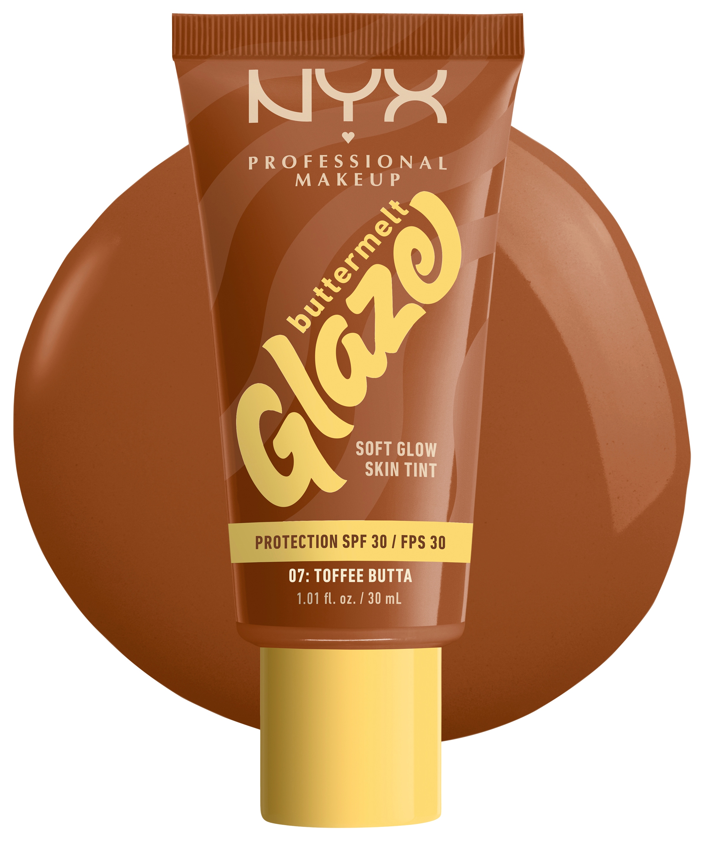 NYX Foundation »NYX Professional Makeup Buttermelt Glaze Foundation LSF 30«