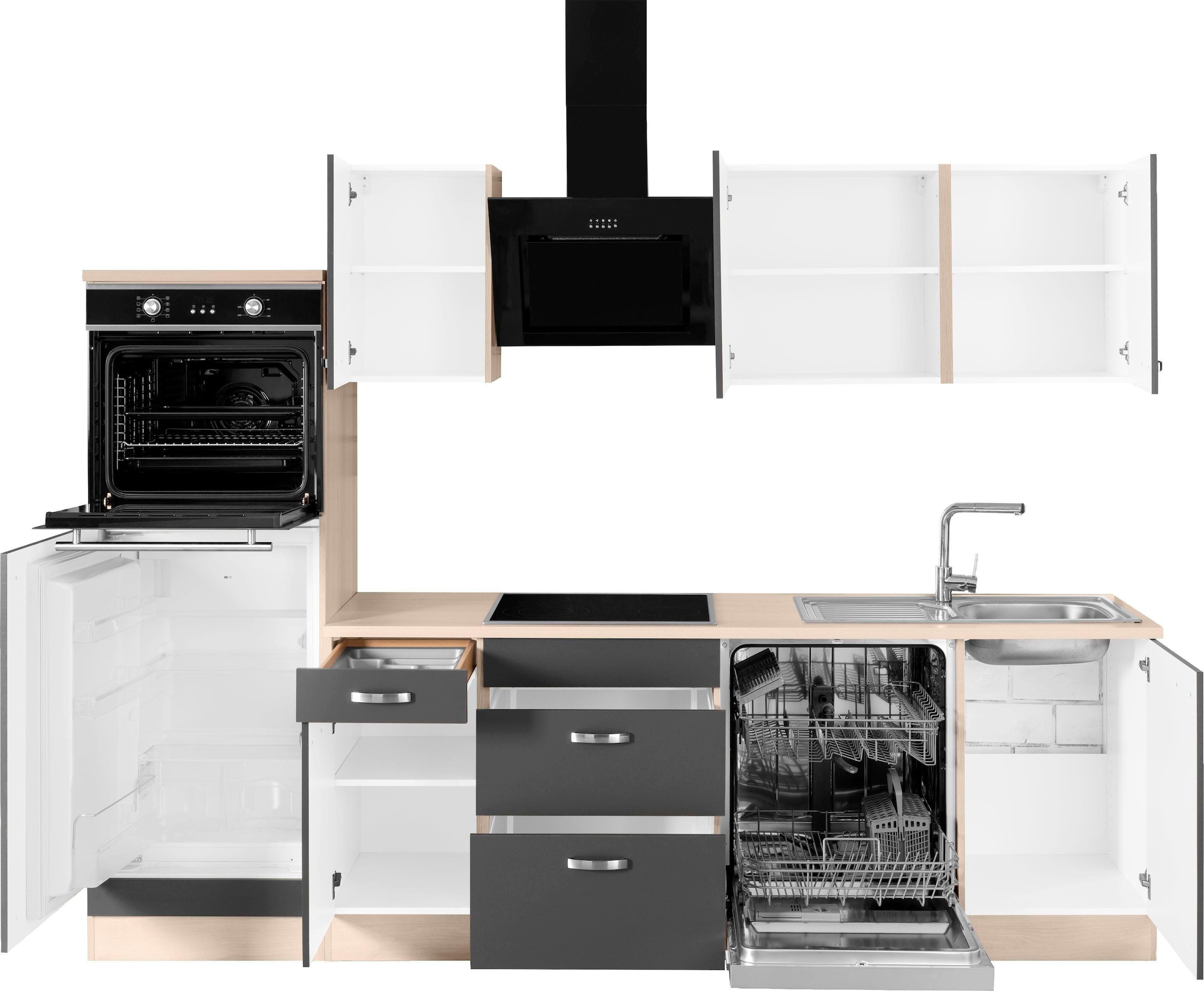 Küchenzeile »Faro«, OPTIFIT bei Hanseatic E-Geräten, Breite 270 kaufen mit OTTO cm