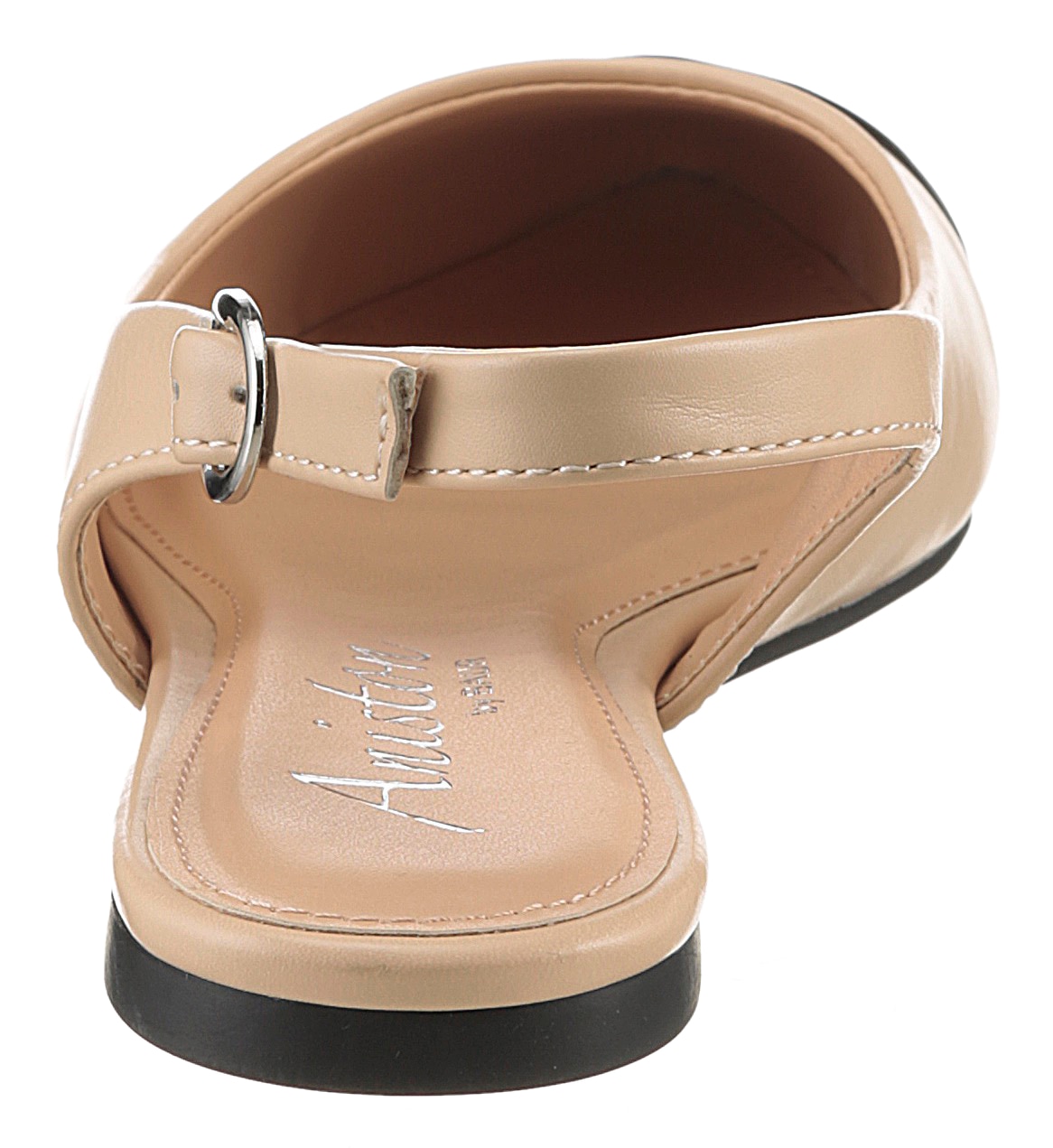 Aniston SHOES Slingpumps, Flat, Sommerschuh, Lackspitze - NEUE KOLLEKTION