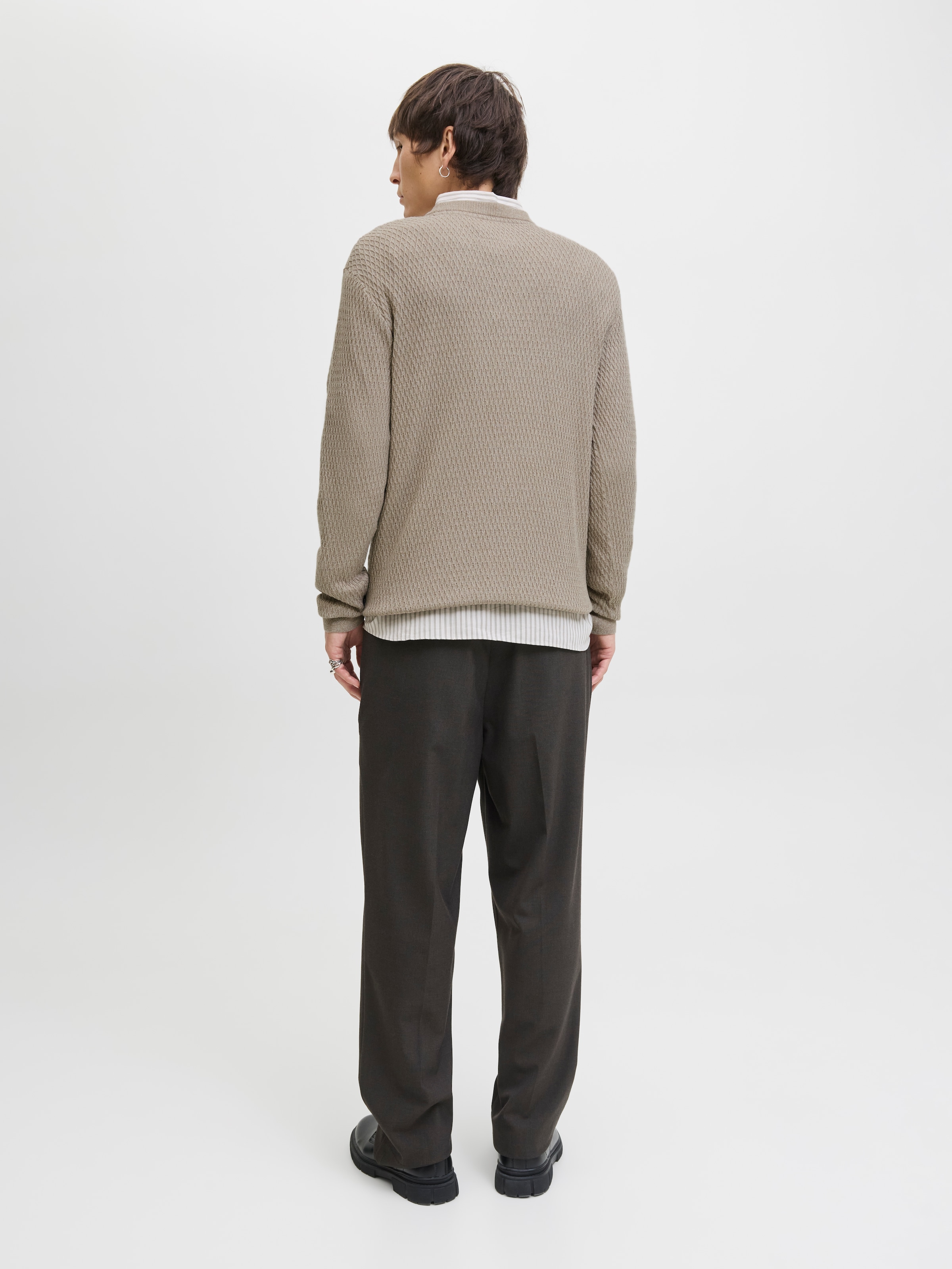 Jack & Jones Strickpullover »JPRBLAREAGAN KNIT CREW NECK«
