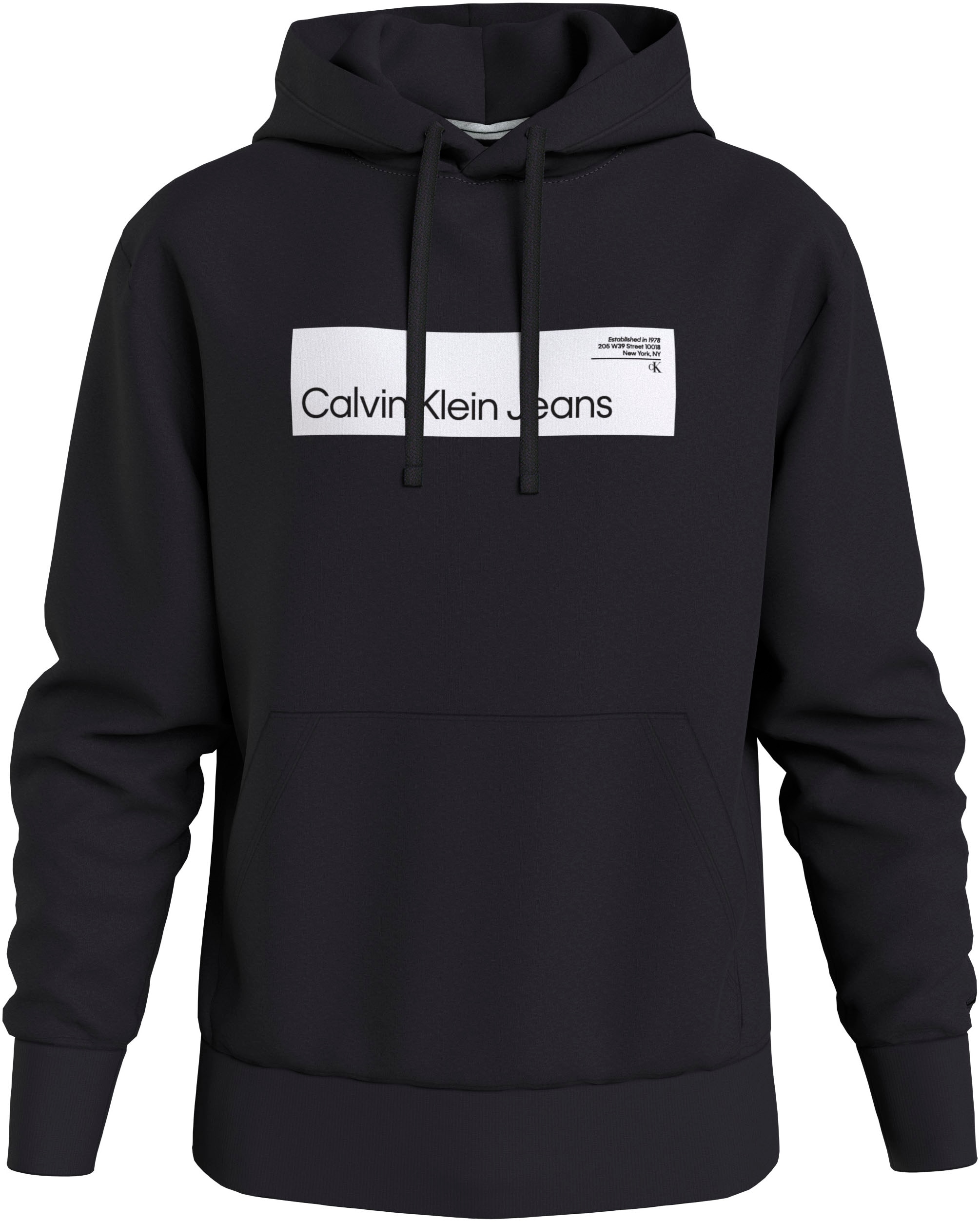 Calvin Klein Jeans Plus Kapuzensweatshirt »PLUS HYPER REAL BOX LOGO HOODIE«