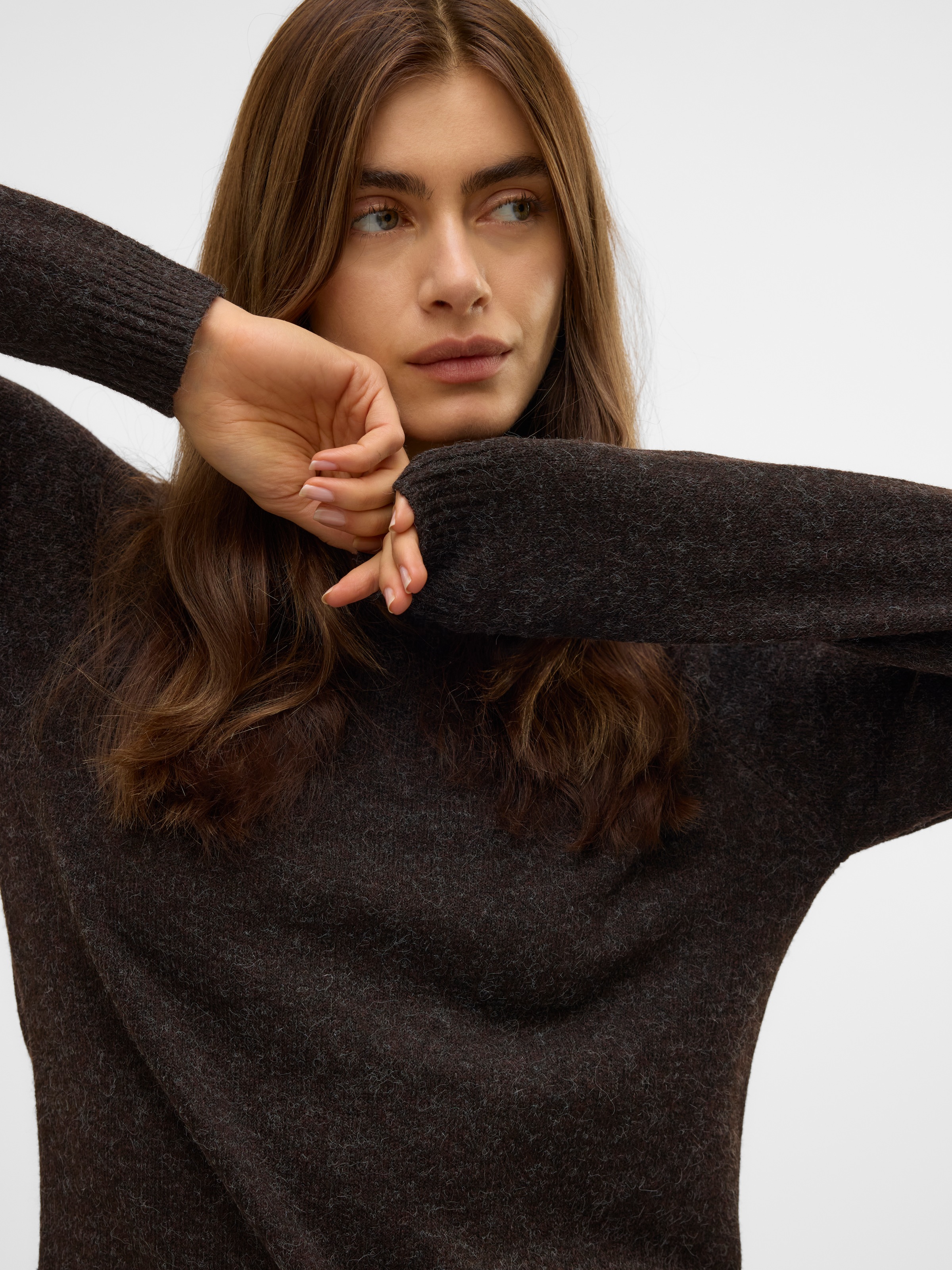 Vero Moda Rundhalspullover »VMDOFFY LS O-NECK BLOUSE GA NOOS«
