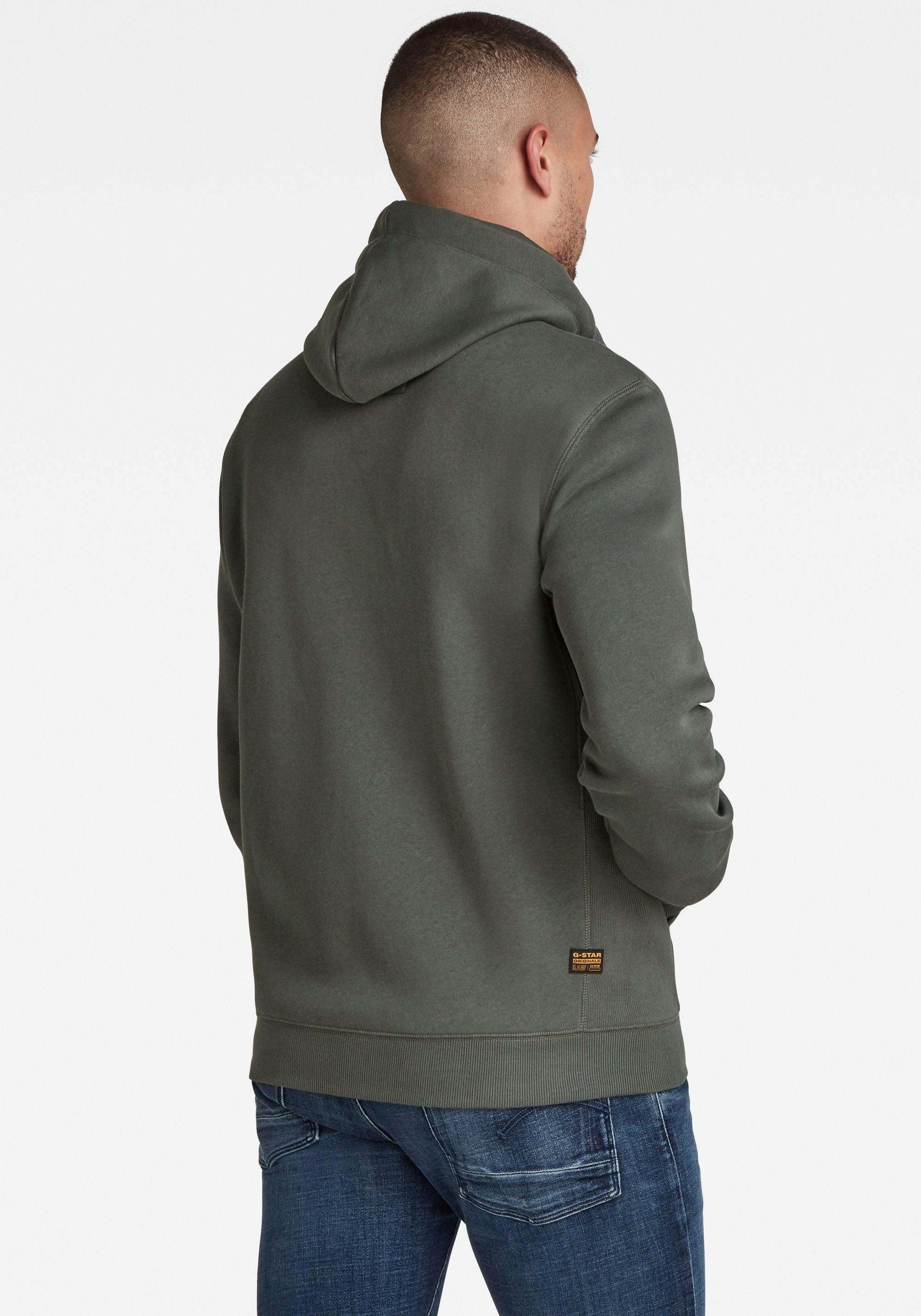 G-STAR Kapuzensweatjacke »Premium Basic Hooded Zip Sweater«