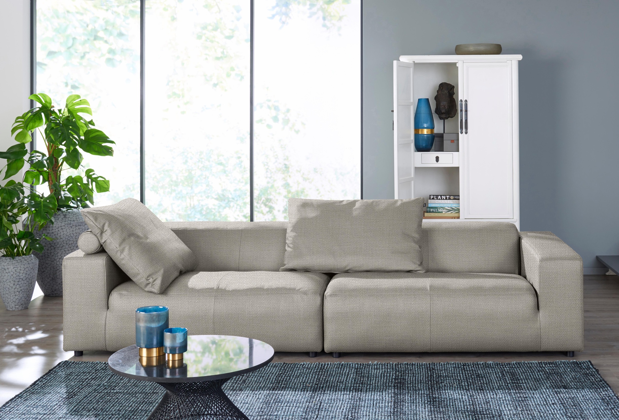 hülsta sofa 4-Sitzer »hs.432«, mit niedrigem Rücken
