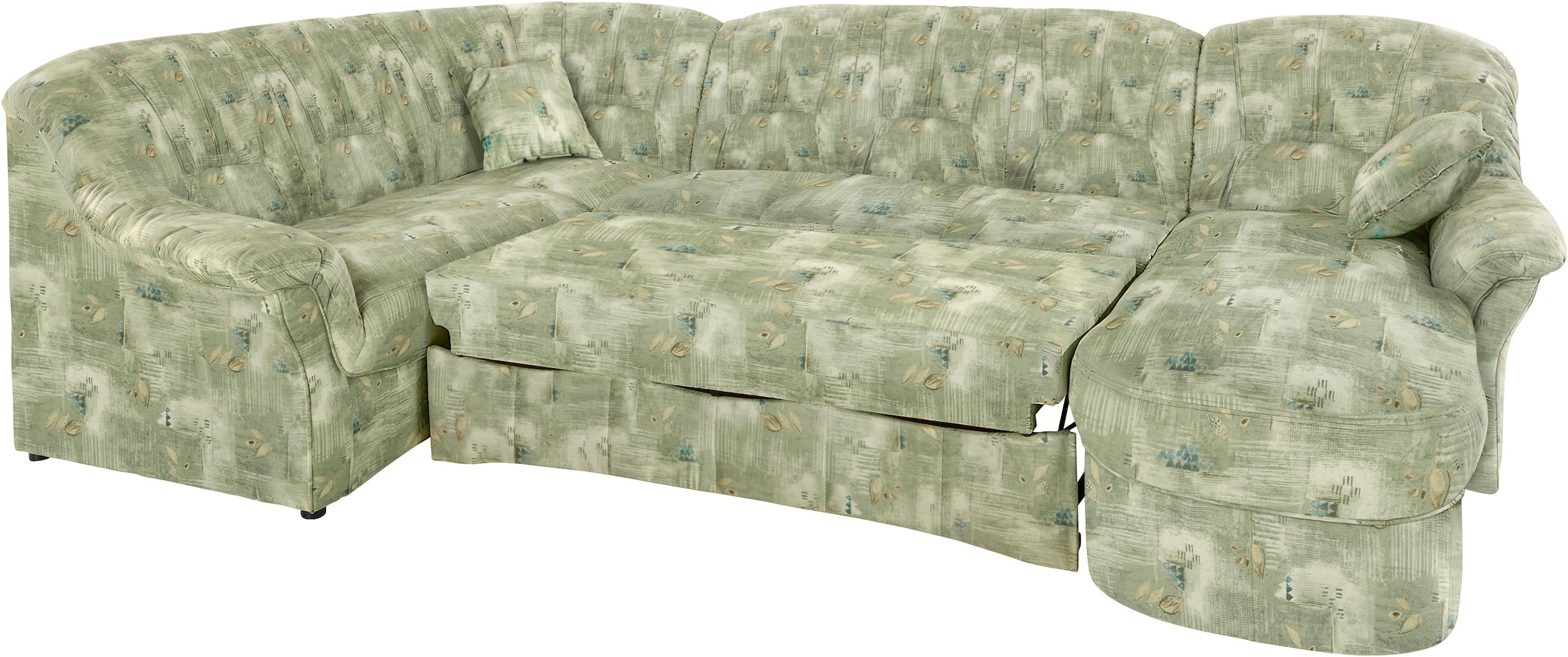 DOMO collection Wohnlandschaft »Bahia mit viel Platz, zeitloses Design, U-Form«, wahlweise mit Bettfunktion