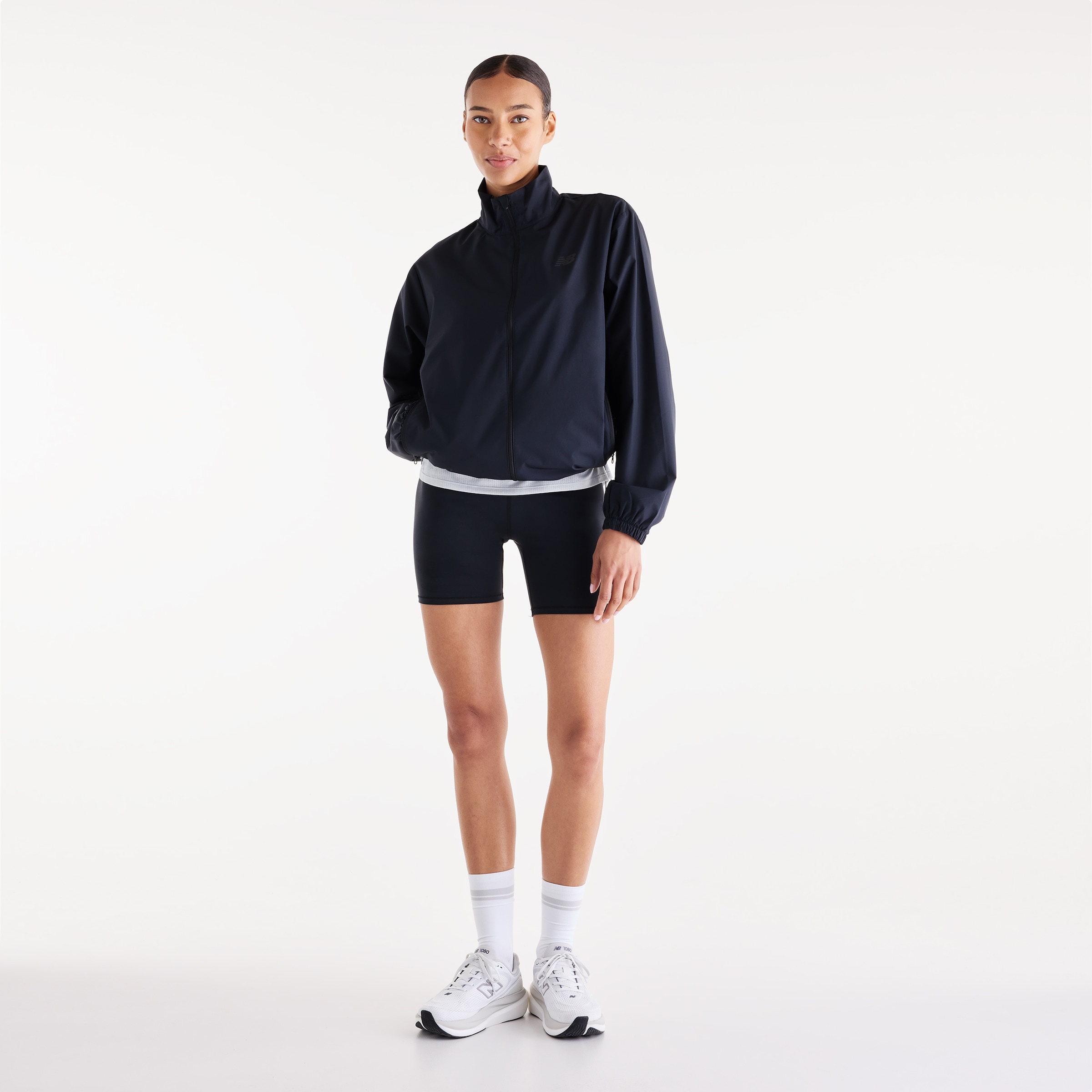 New Balance Laufjacke »FAST DAYS GRAPHIC JACKET« sportlicher Stil, aus Polyester, US-Größe L