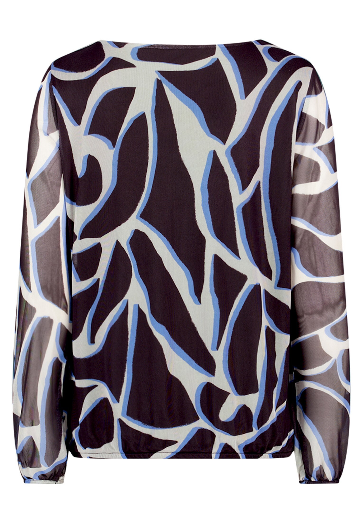 Betty&Co Rundhalsshirt »Mesh-Shirt mit Gummizug«