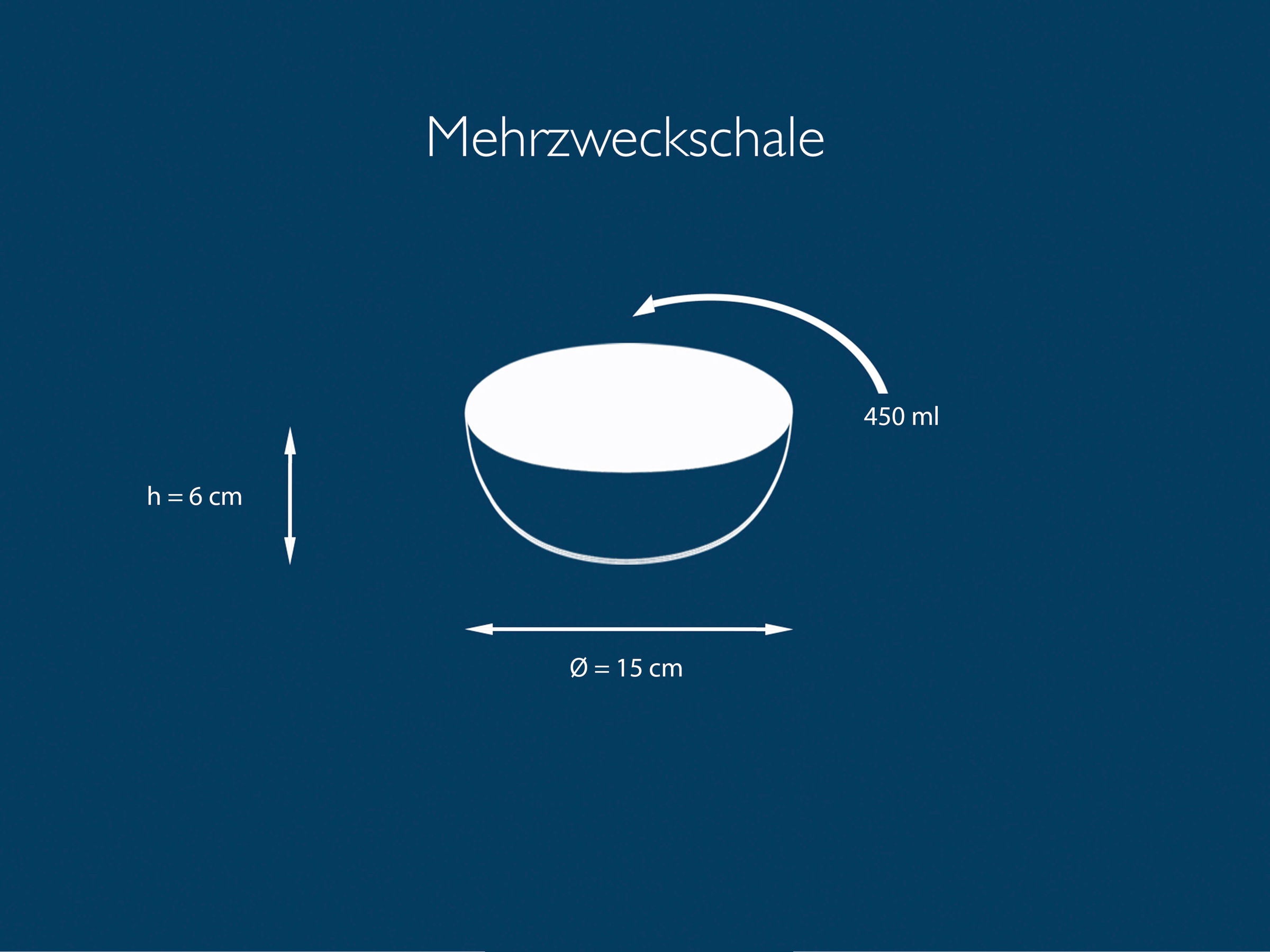 my home Müslischale »modernes Schüssel-Set Nydala, Geschirr-Set, Bowl«, 6 tlg., aus Steinzeug, hohe Haltbarkeit, spülmaschinengeeignet & mikrowellengeeignet
