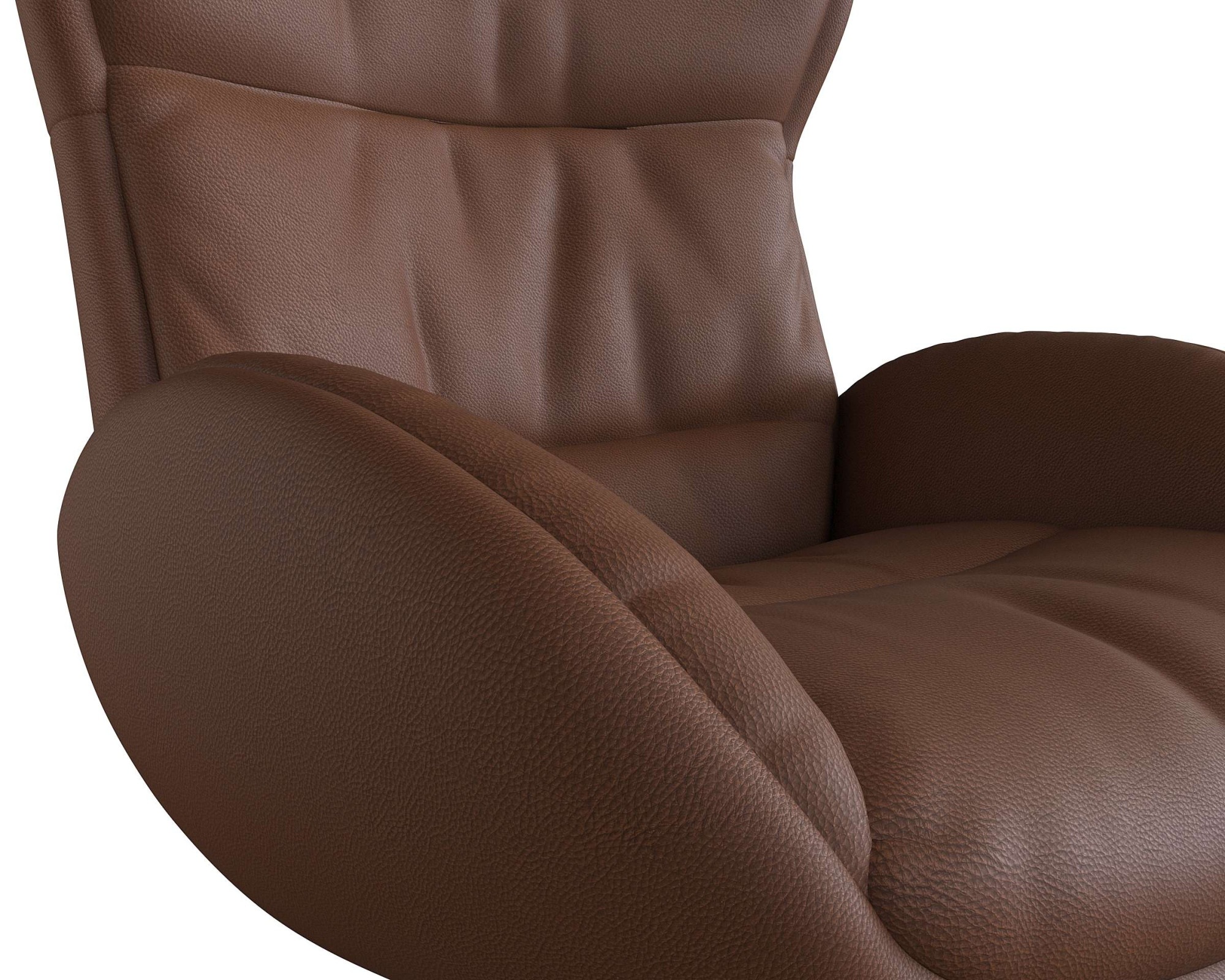 FLEXLUX Relaxsessel »Haze, hervorragender Komfort, Alu Fuß, organisches Design, ergonomisch«, (Fernsehsessel), Rückenteilverstellung, drehbar, Fuß Alu