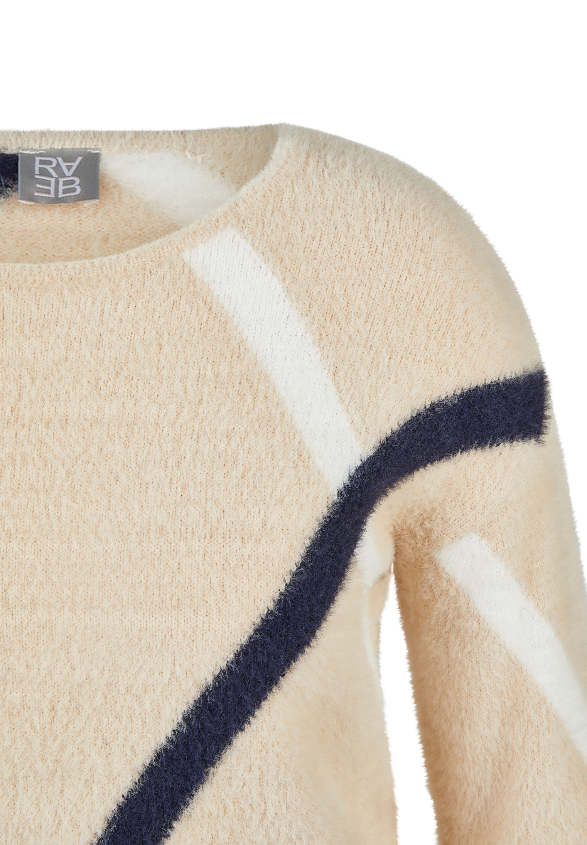 Rabe Strickpullover mit grafischem Muster