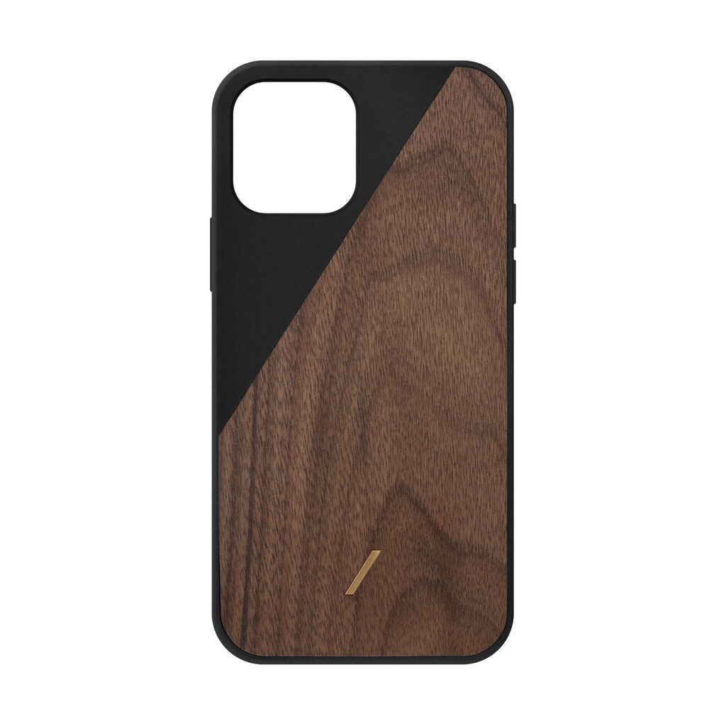 NATIVE UNION Handyhülle »Native Union Clic Wooden Back Cover«, iPhone 12-iPhone 12 Pro