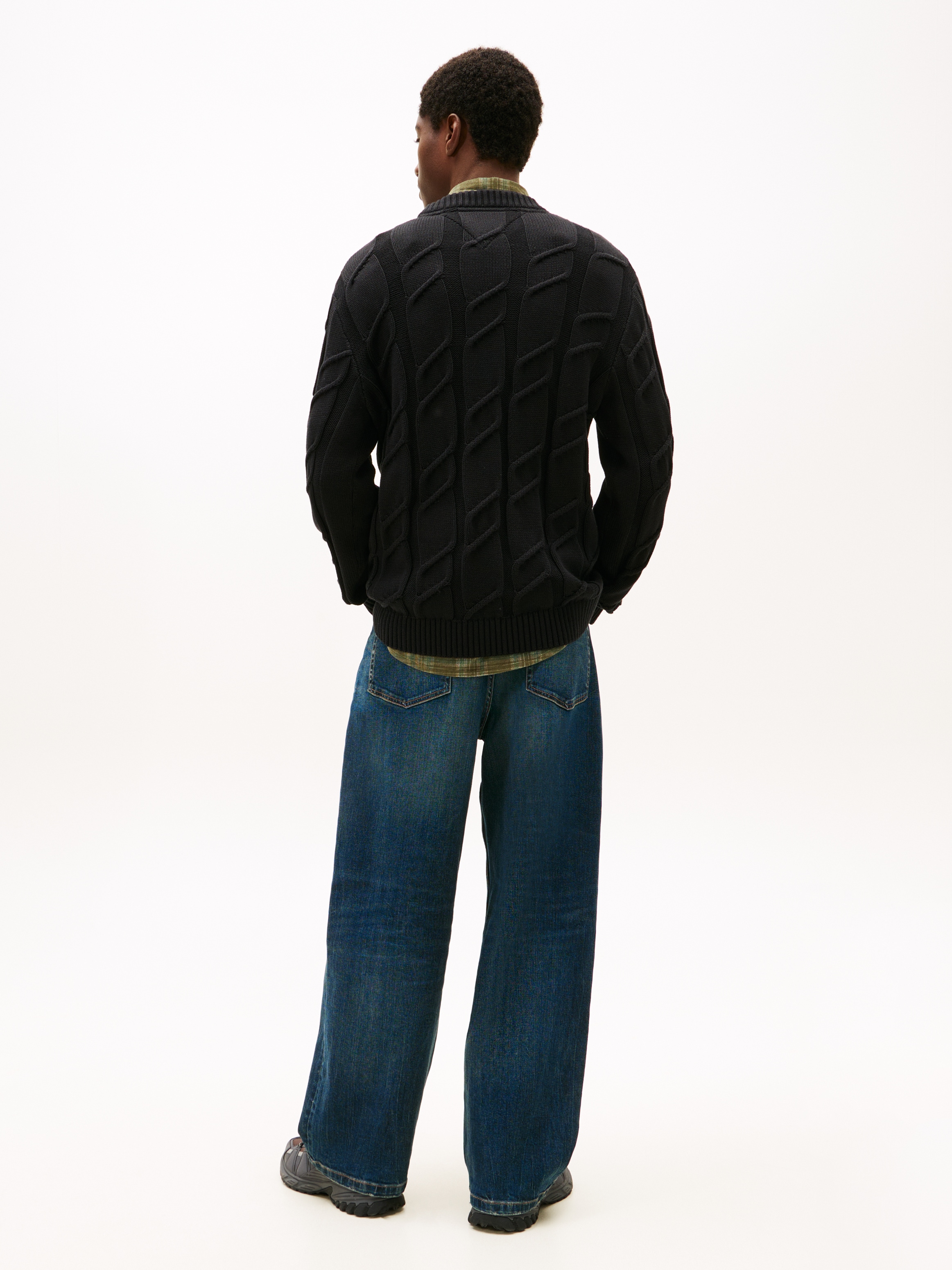 Tommy Jeans Rundhalspullover »TJM REG CHUNKY CABLE«