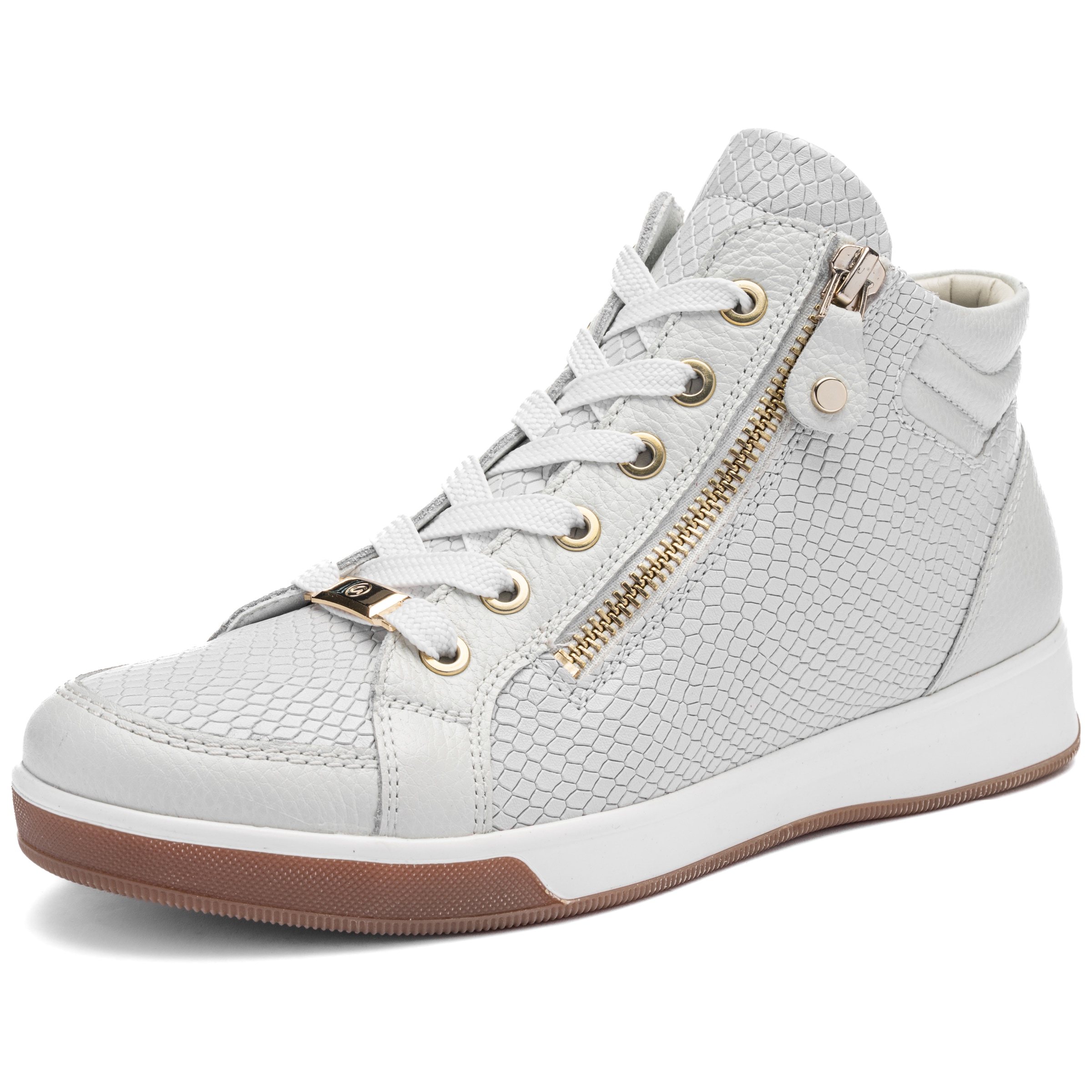 Ara Sneaker »ROM«  , Freizeitschuh, High-Top-Sneaker, Schnürschuh in Schuhweite G (=weit)