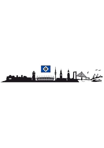 Wandtattoo »Hamburger SV Skyline Logo Hsv«