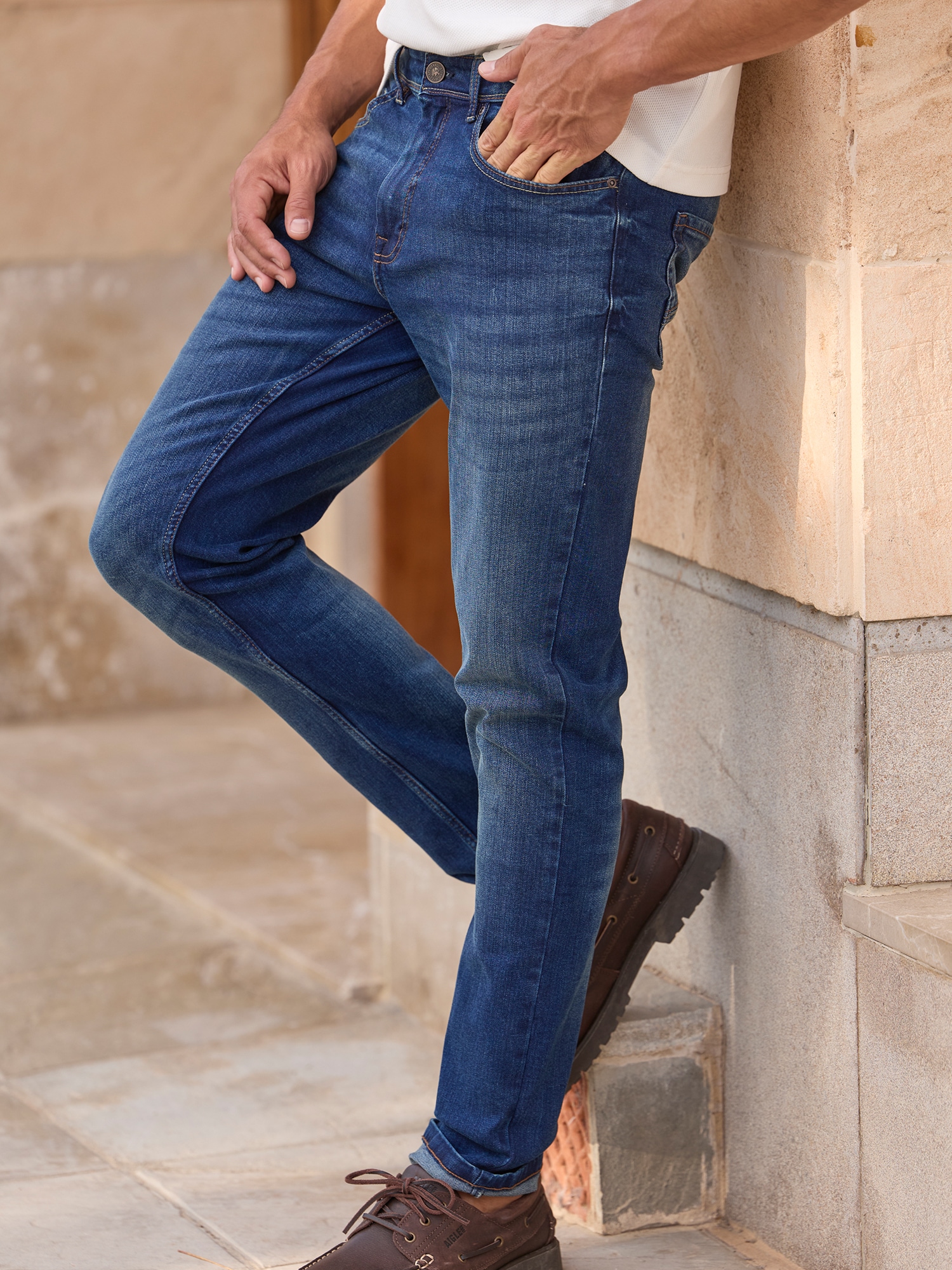 LERROS Relaxhose »Baxter Relaxed Fit Jeans – Bequemer Stretch 5‑Pocket Denim«  Bequeme Stretch-Jeans - pflegeleicht, ideal für Alltag & Freizeit