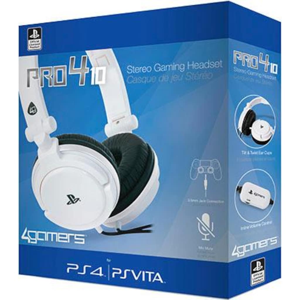 4Gamers Gaming-Headset »PS4/PSVita PRO4-10 Stereo«