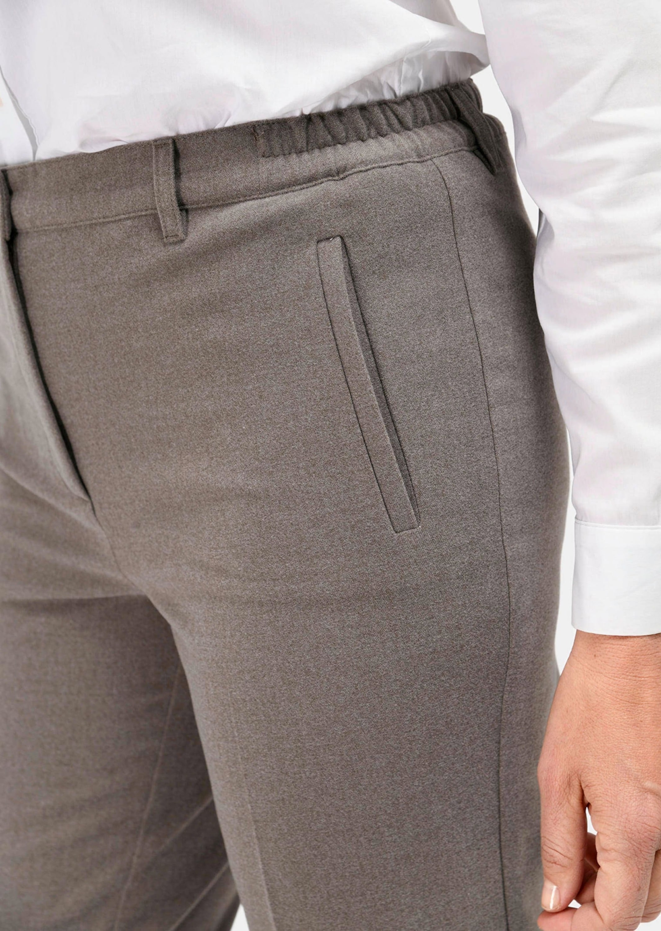GOLDNER 2-in-1-Hose »Kurzgröße Angenehm weiche Flanell-Hose CARLA«