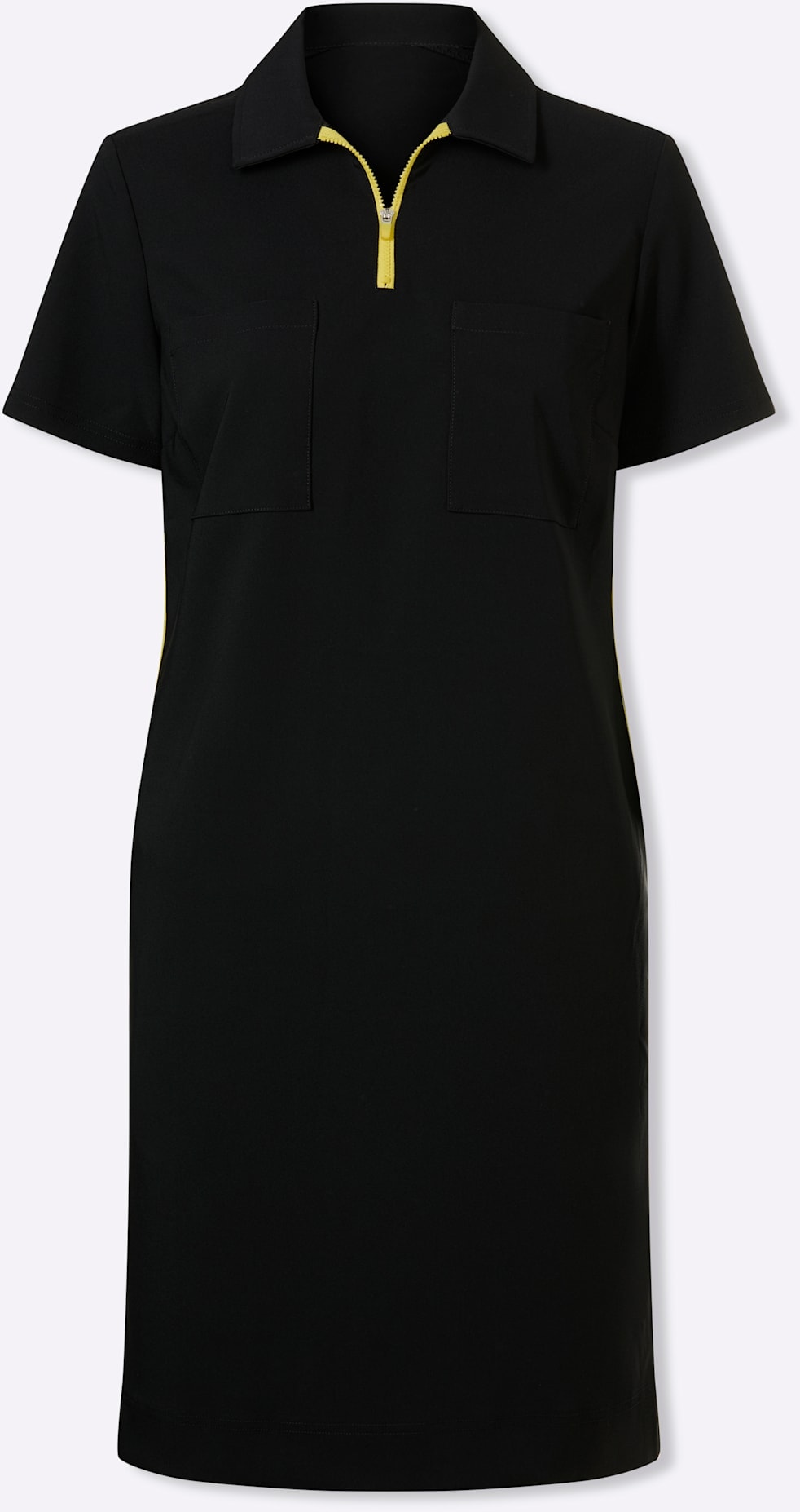 heine Jerseykleid »Jersey-Kleid« aufgesetzte Taschen