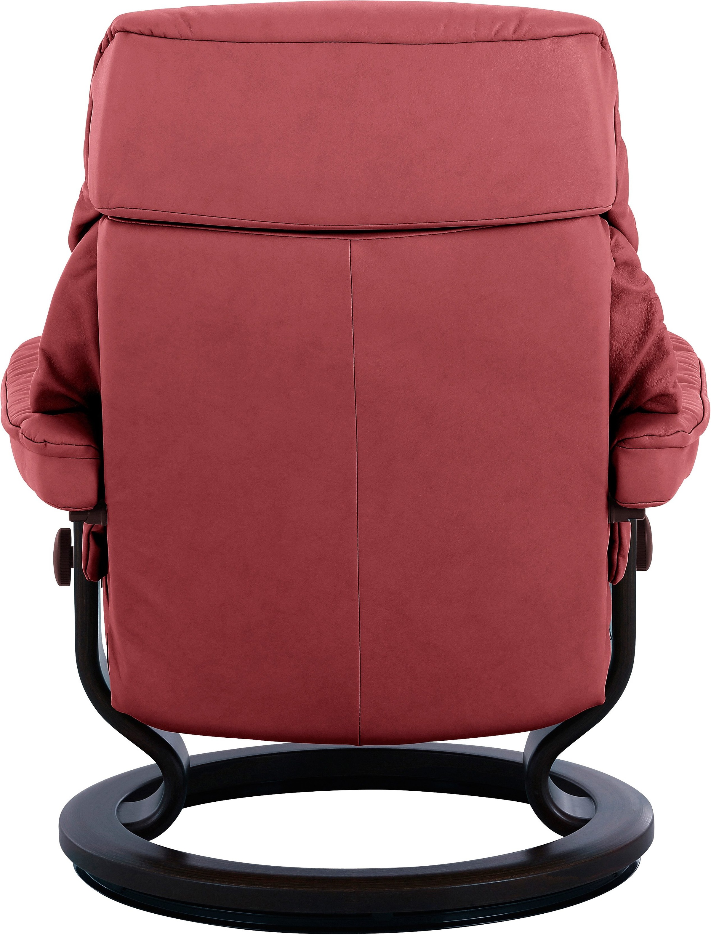 Stressless® Relaxsessel »Ruby«, (Set, Relaxsessel mit Hocker), mit Classic Base, Größe M, Gestell Eiche, Wenge, Braun & Schwarz