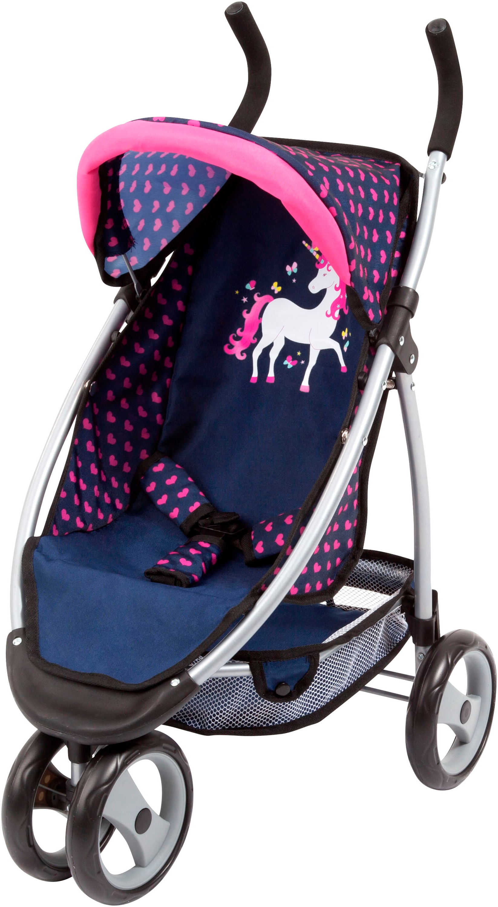 Puppenbuggy »Sport Jogger blau/pink«