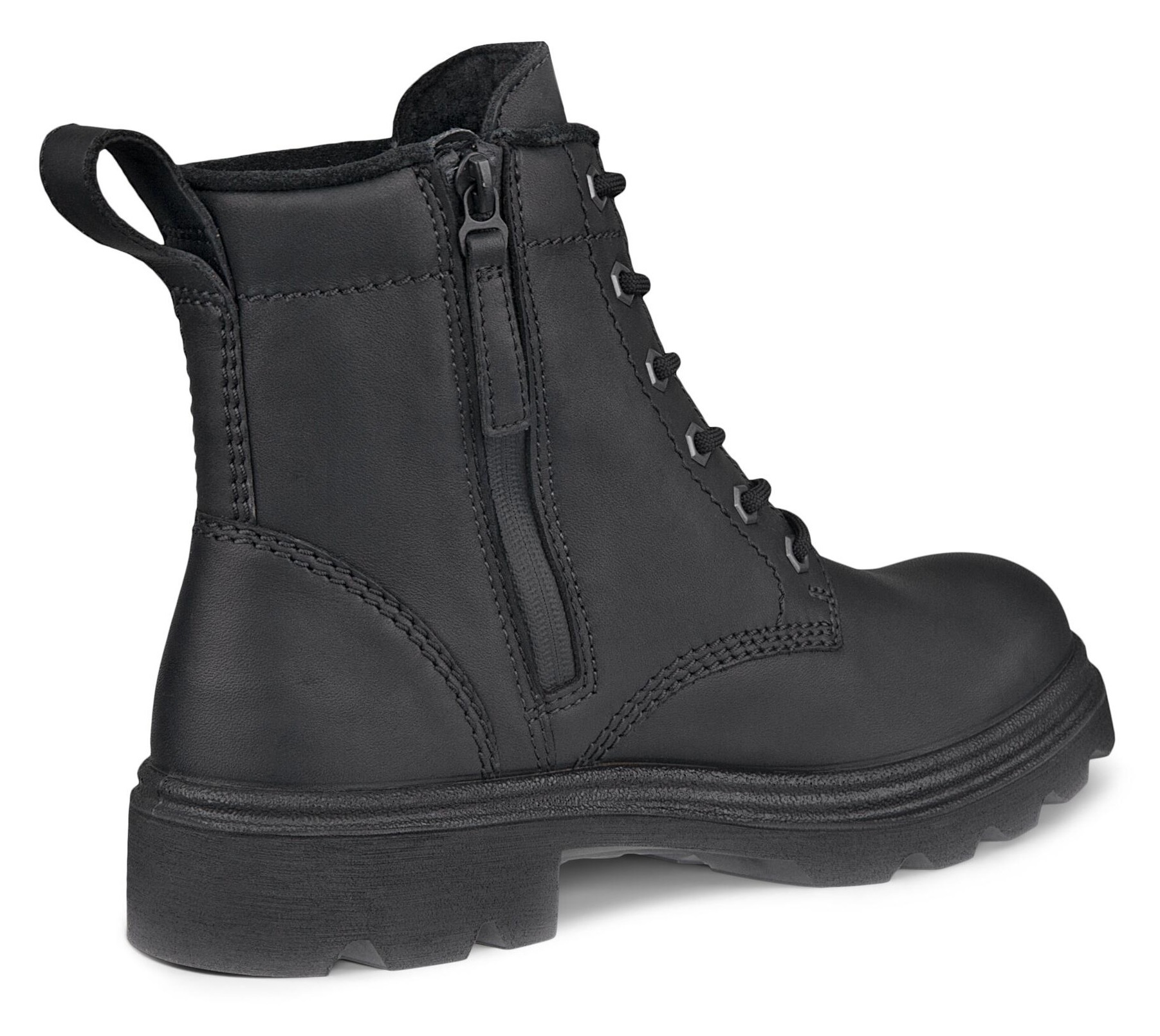 Ecco Schnürboots »GRAINER W«, Stiefelette, Winterboots, Blockabsatz, mit Schurwollfutter