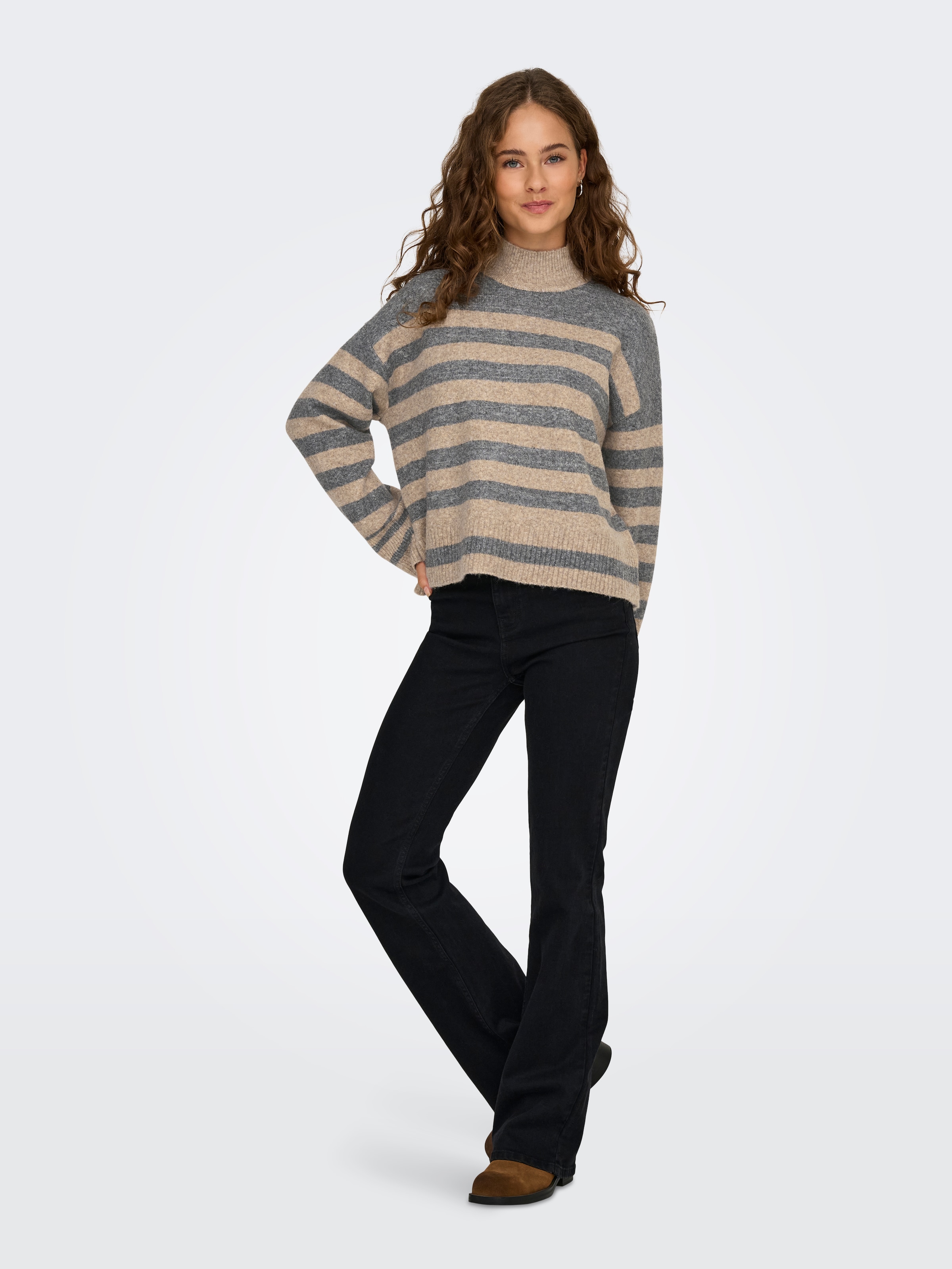 ONLY Strickpullover »ONLHEIDI LS HIGHNECK PULLOVER KNT NCA«