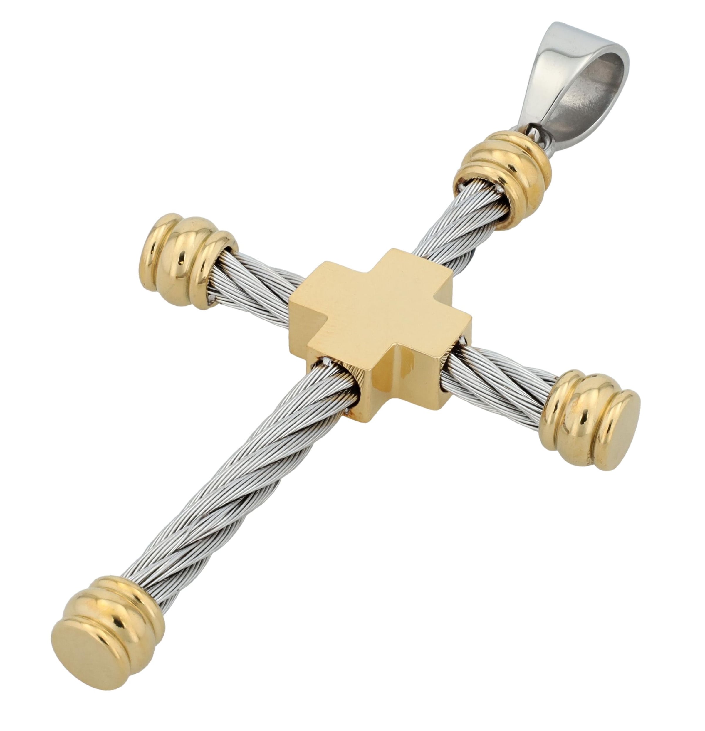 Adelia´s Kreuzanhänger »Unisex Anhänger ¿ Kreuz Kreuzanhänger aus Edelstahl«