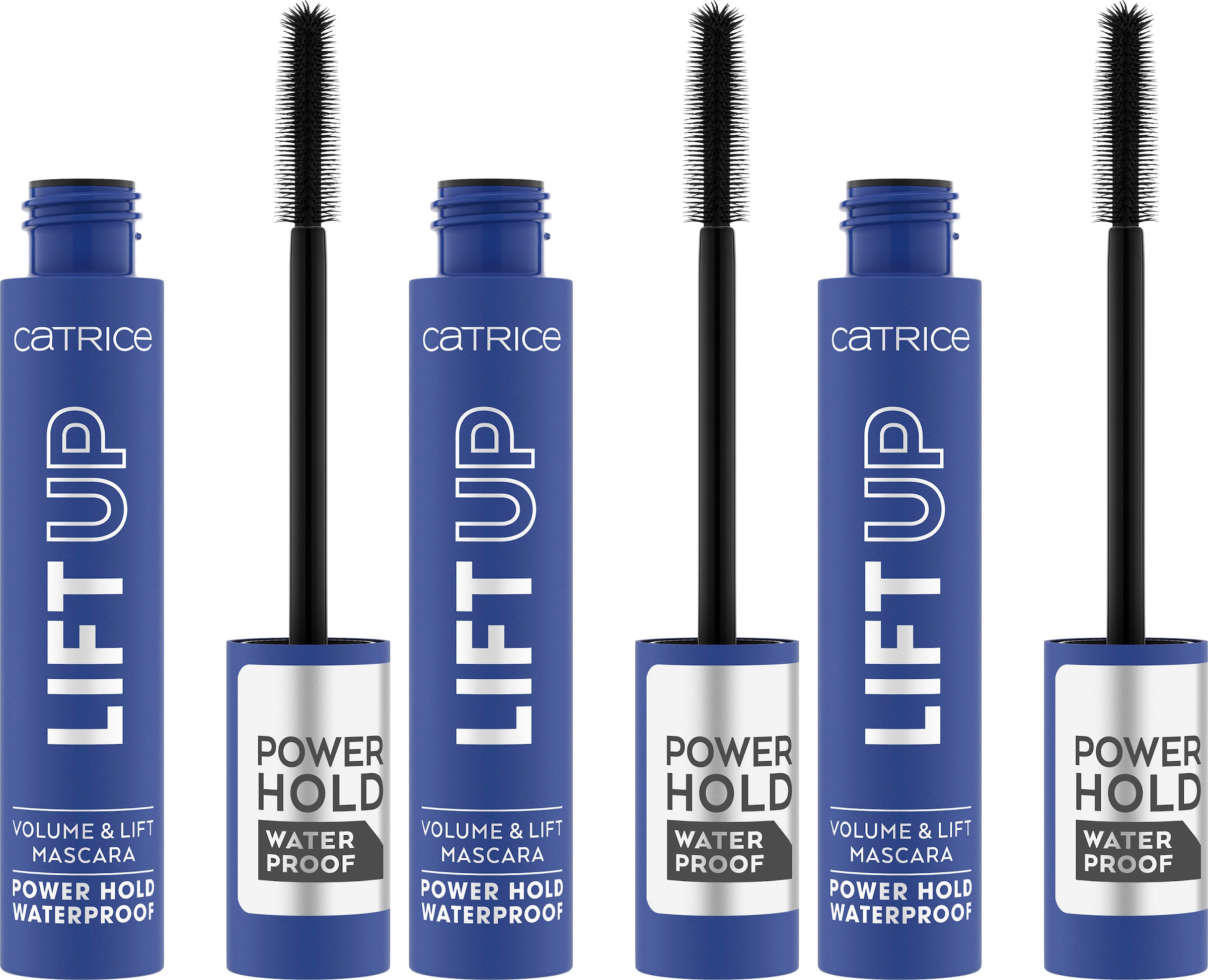 Catrice Mascara »Catrice LIFT UP Volume & Lift Mascara Power Hold Waterproof 010«, (Set, 3 tlg.), mit Lifting-Effekt