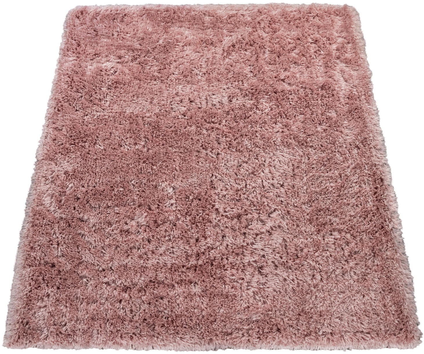 Paco Home Hochflor-Teppich »Akumal 930« rechteckig 60 mm Höhe Shaggy, besonders weich durch Softgarn, Uni-Farben