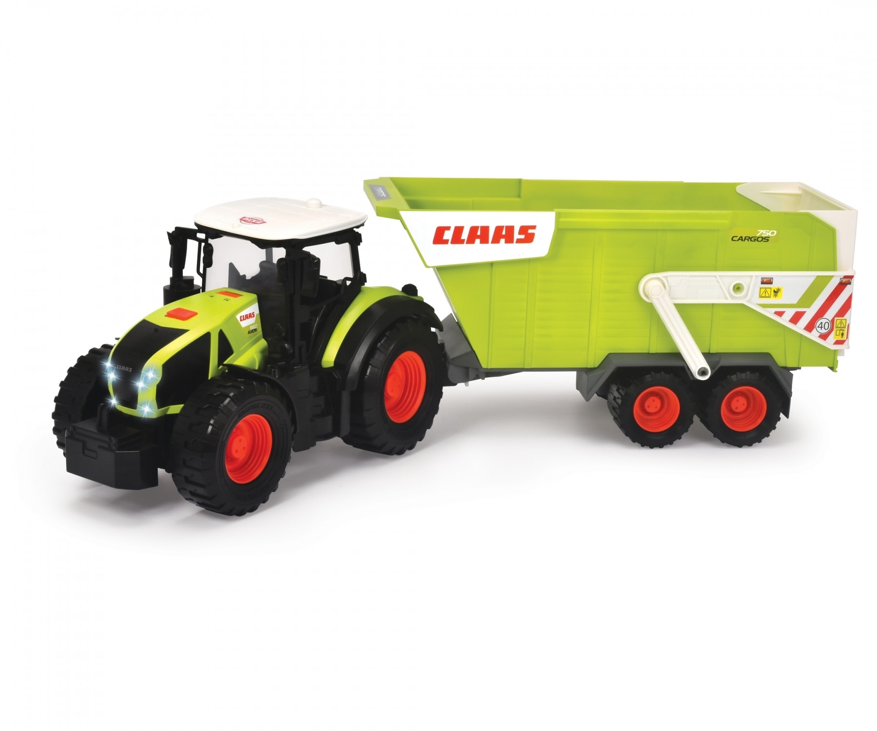 Dickie Toys »CLAAS mit Anhänger« mit Licht und Sound