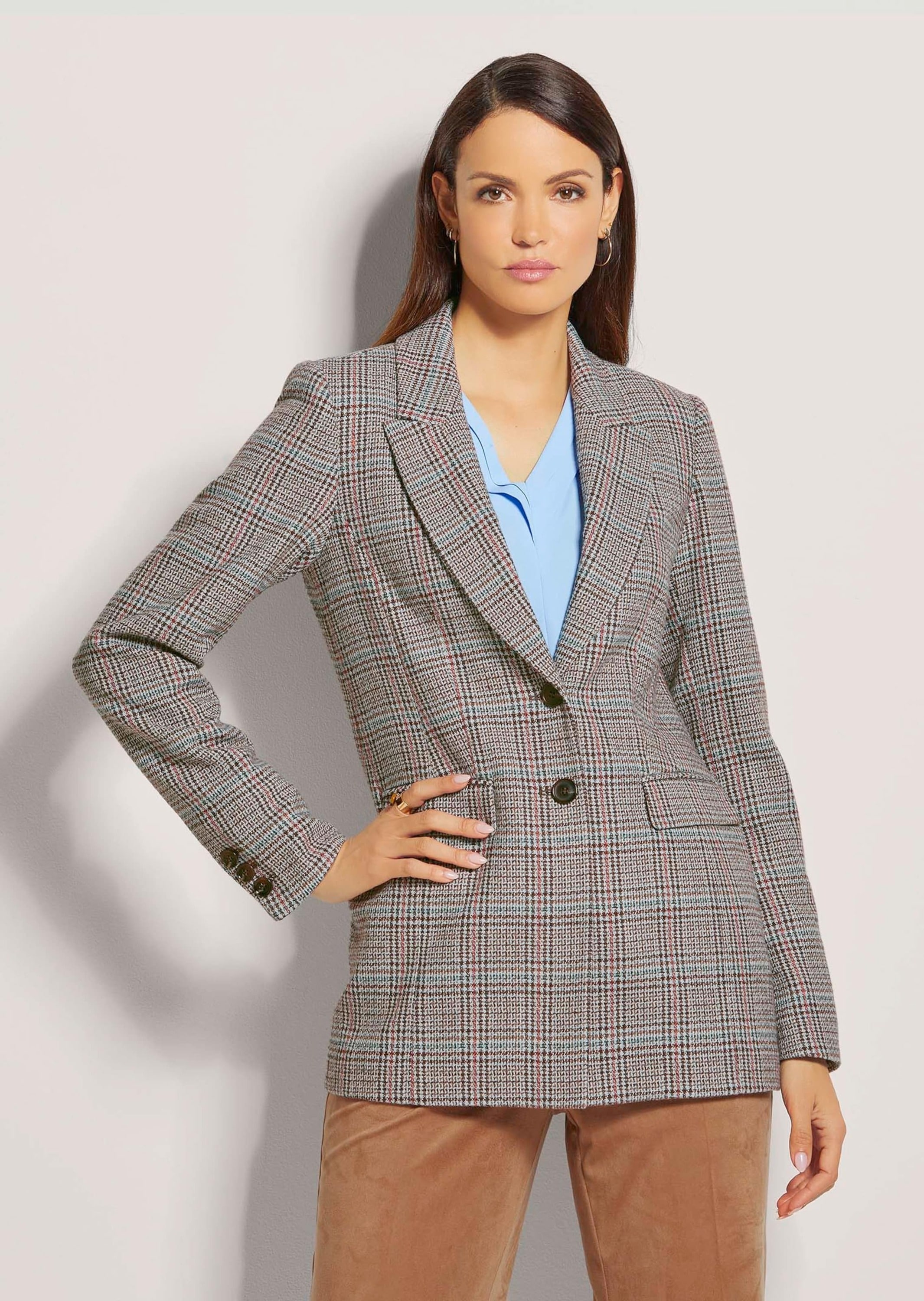 MADELEINE Jackenblazer »Blazer Langer Blazer mit Wolle«