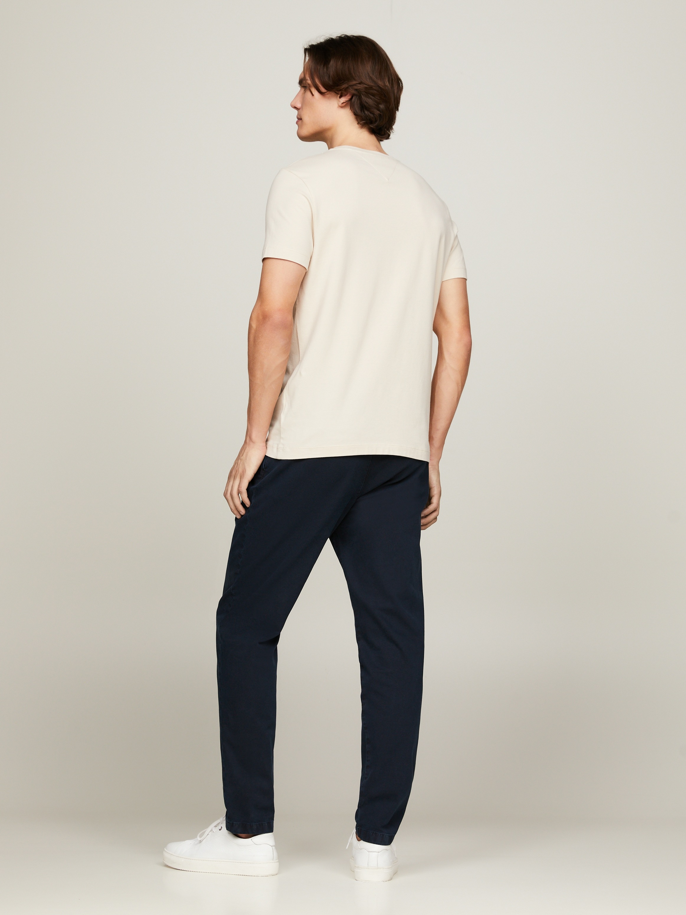 Tommy Hilfiger T-Shirt »STRETCH SLIM FIT TEE«, mit Rundhalsausschnitt