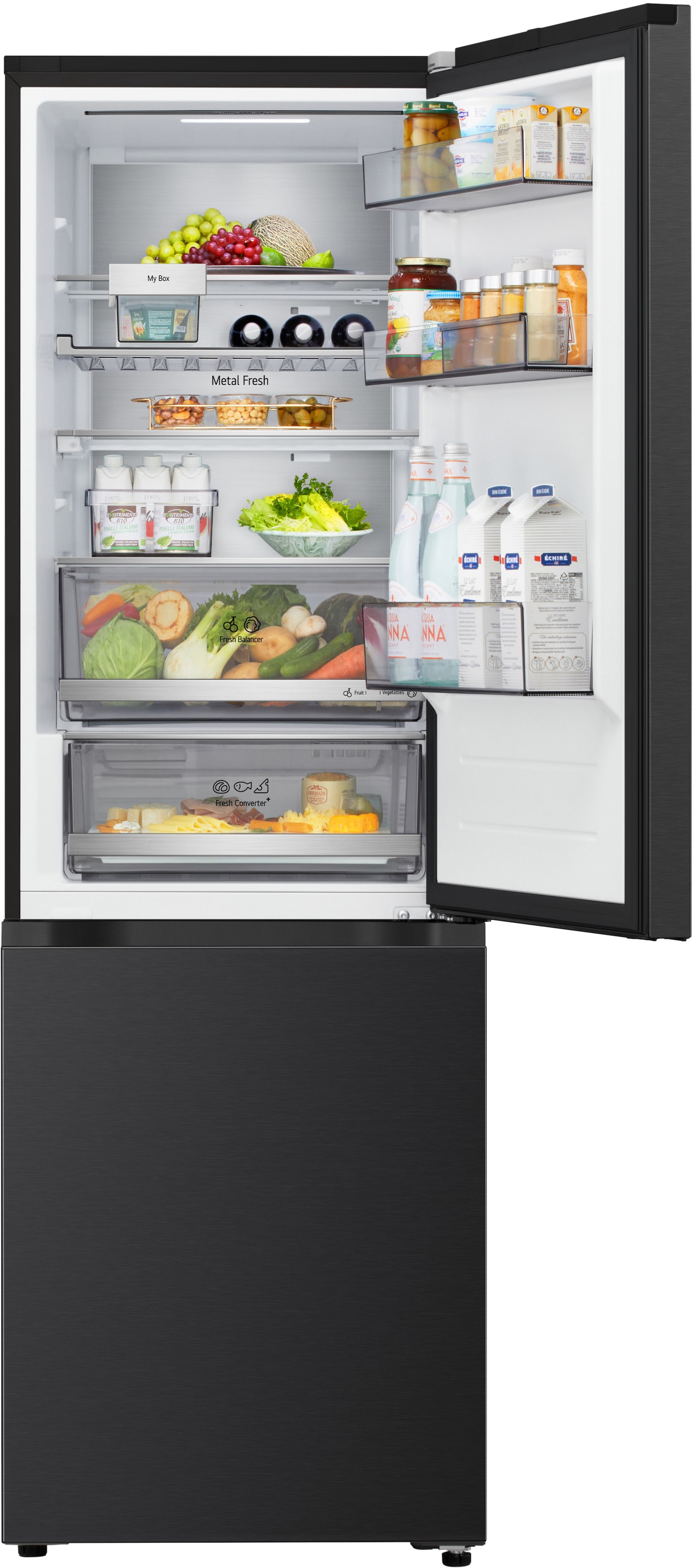 LG Kühl-/Gefrierkombination Serie 7 »GBBS716AEV« 186 cm hoch 59,7 cm breit Vollintegrierbarer Kühlschrank dank frontaler Luftzufuhr und Abluft