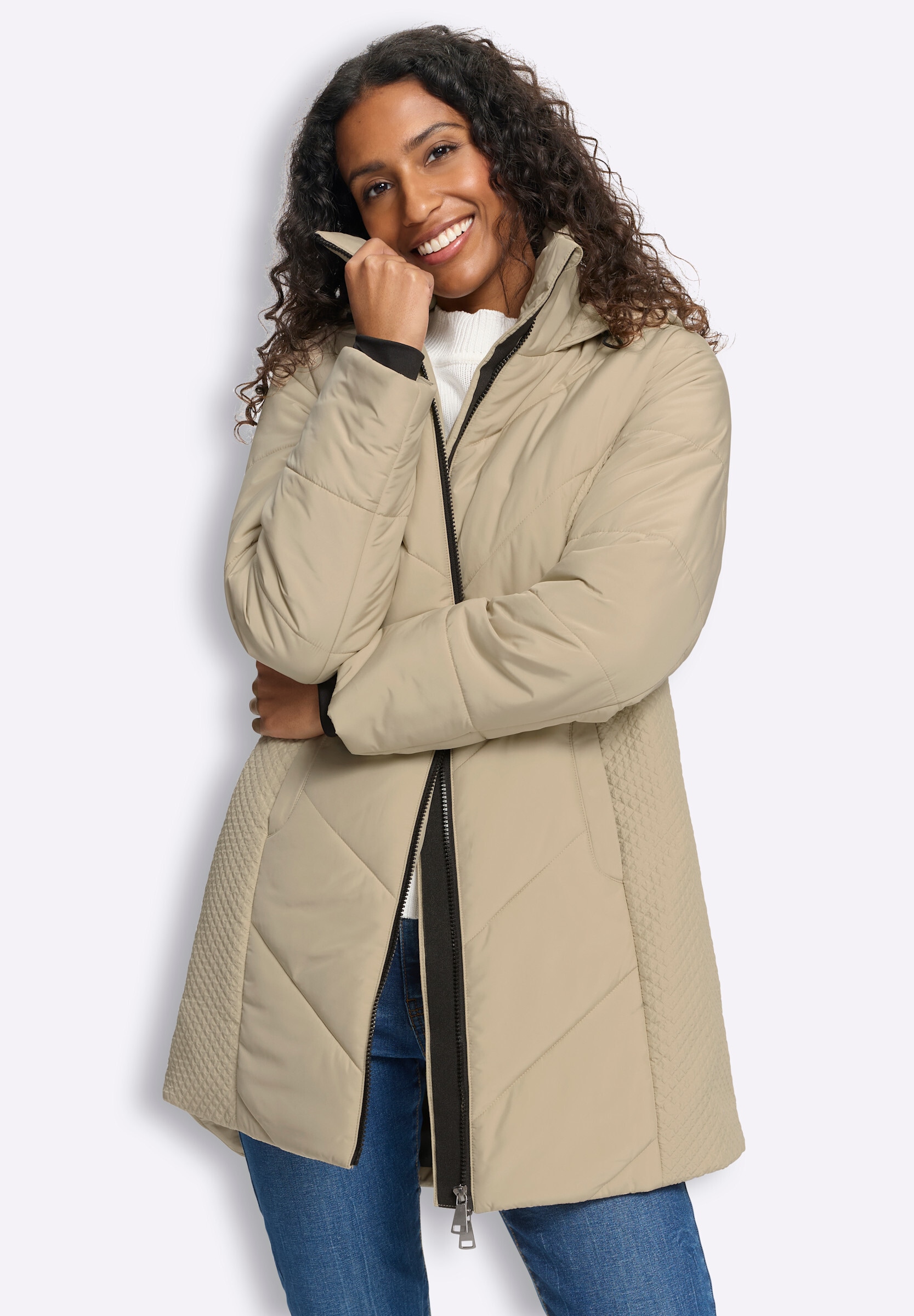 heine Steppjacke »Steppjacke Steppjacke« mit Kapuze