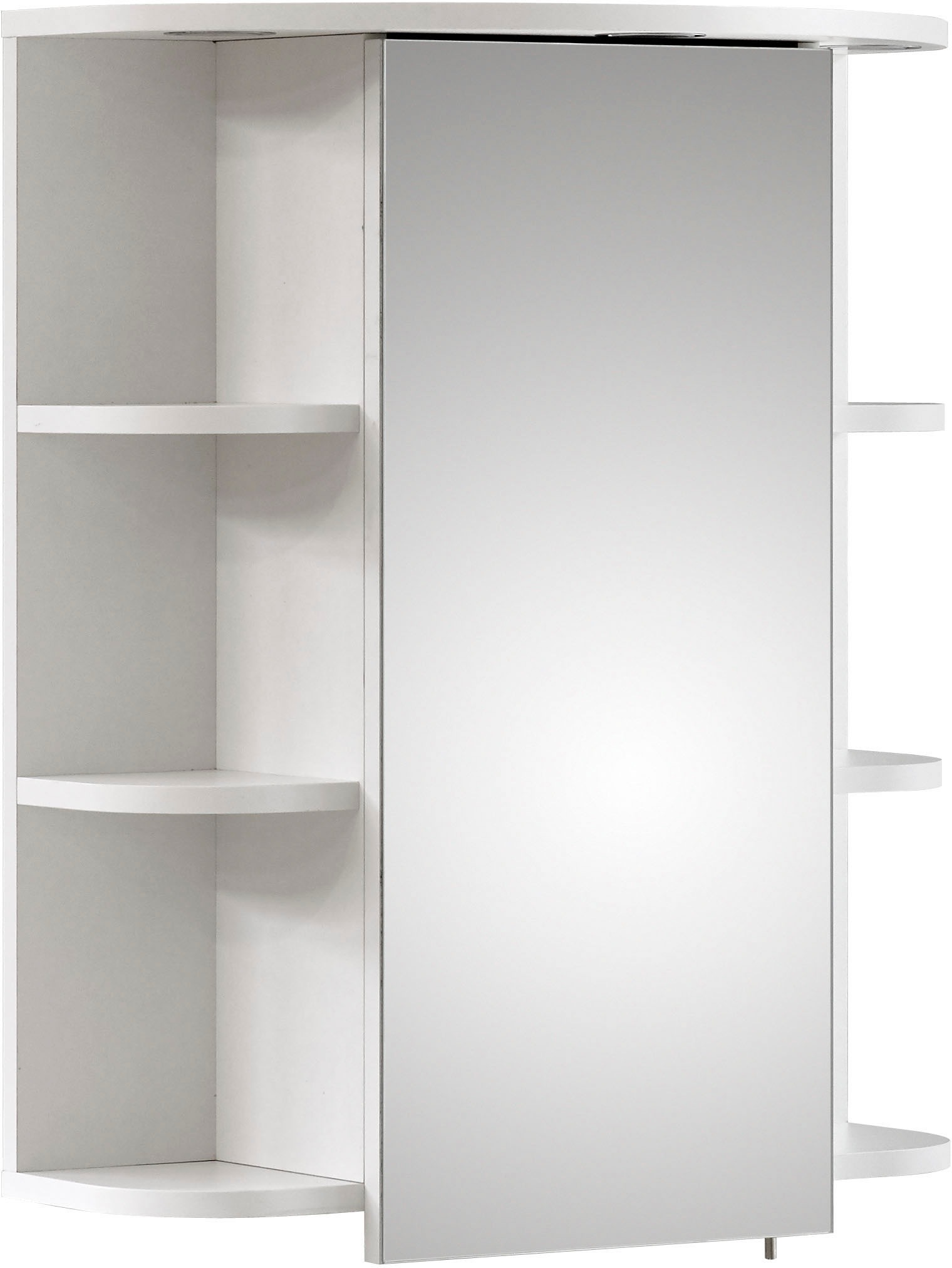 Saphir Badmöbel-Set »Quickset 335 5-teilig, Waschbeckenunterschrank mit LED-Spiegelschrank«, (5 St.), Hochschrank, Unterschrank, Hängeschrank, inkl. Türdämpfer, 7 Türen