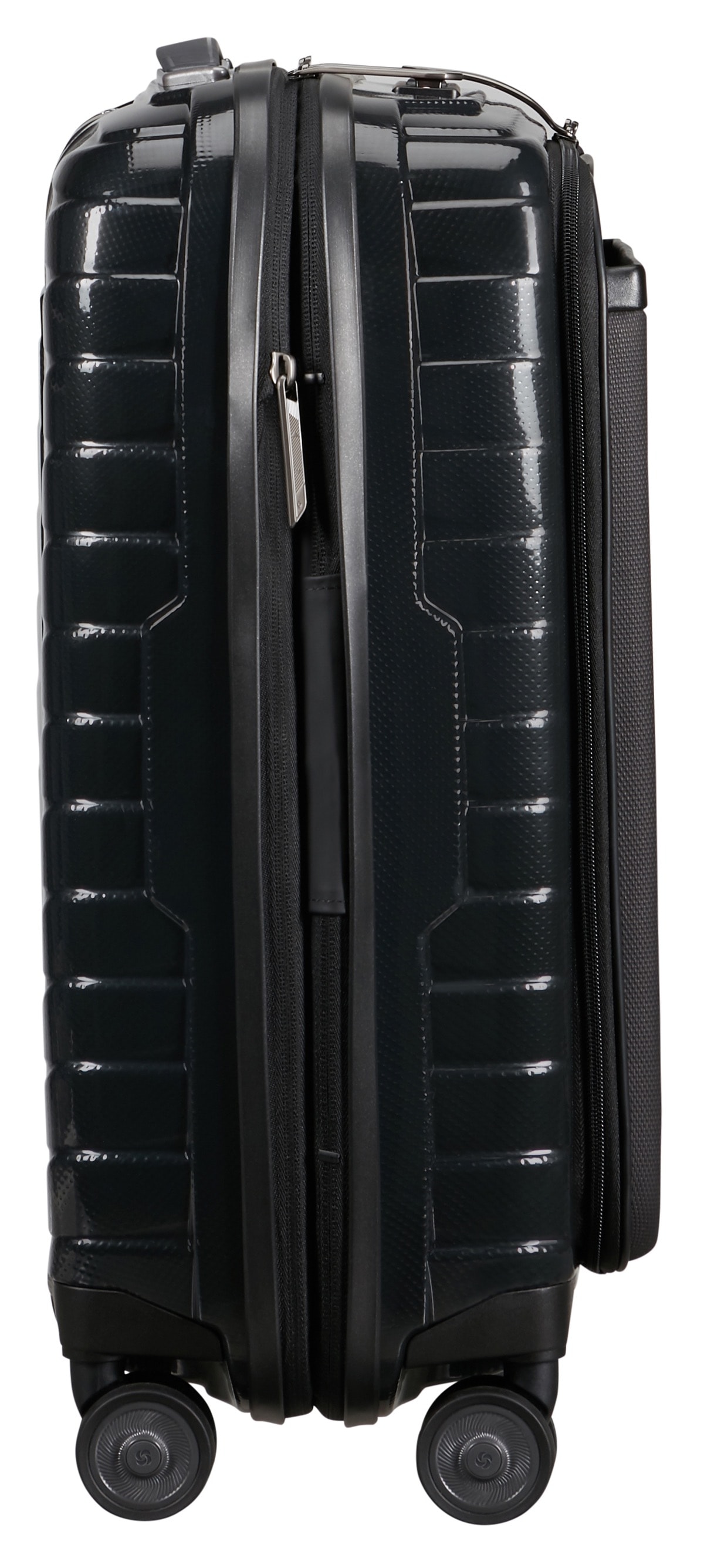 Samsonite Hartschalen-Trolley »PROXIS 55 EXP easy access«, 4 Rollen, Handgepäck Hartschalenkoffer Volumenerweiterung Laptopfach