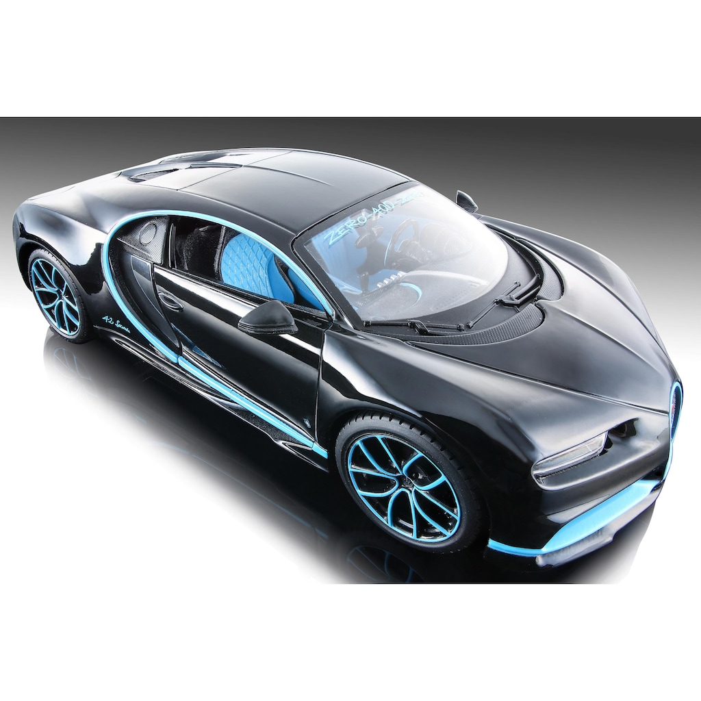 Maisto® Sammlerauto »Bugatti Chiron, 1:24, schwarz«, 1:24