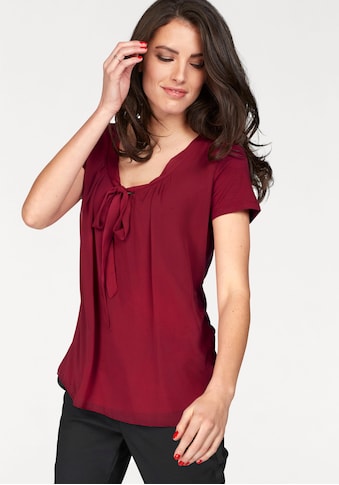 Aniston SELECTED Shirtbluse, mit gedoppeltem Vorderteil kaufen