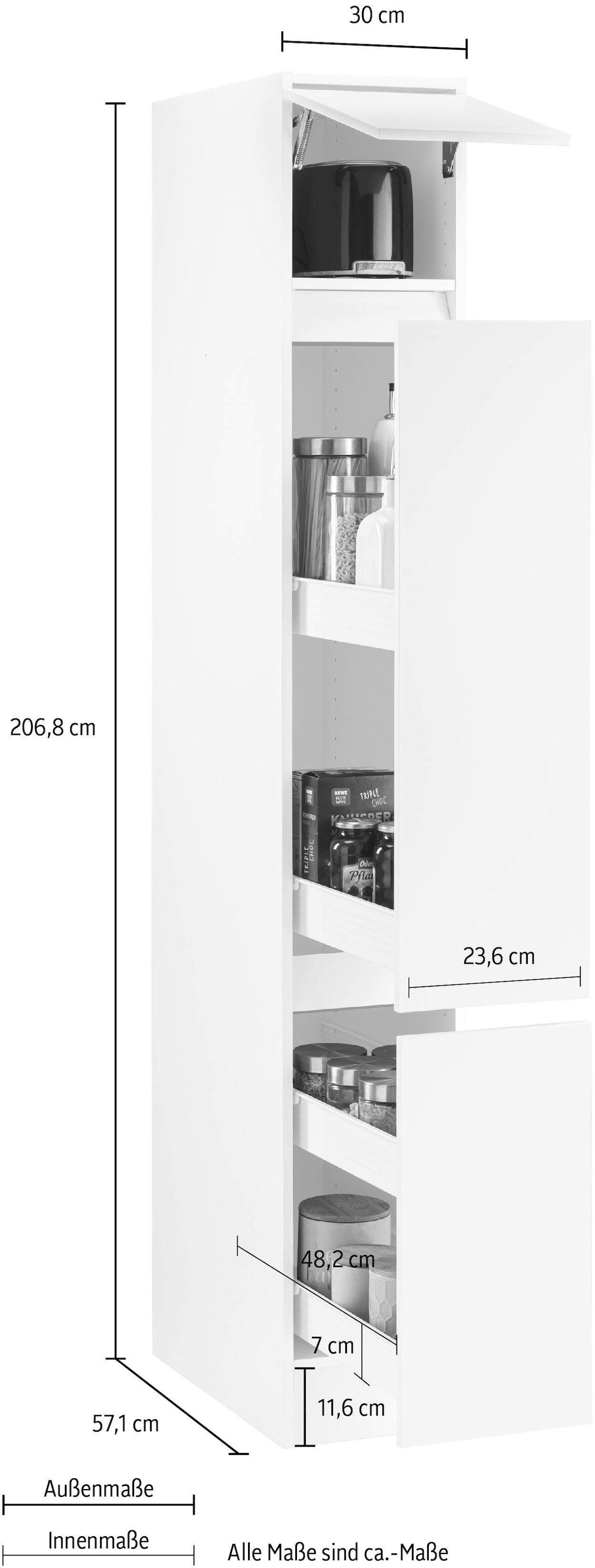 OPTIFIT Apothekerschrank »Roth« Breite 30 cm