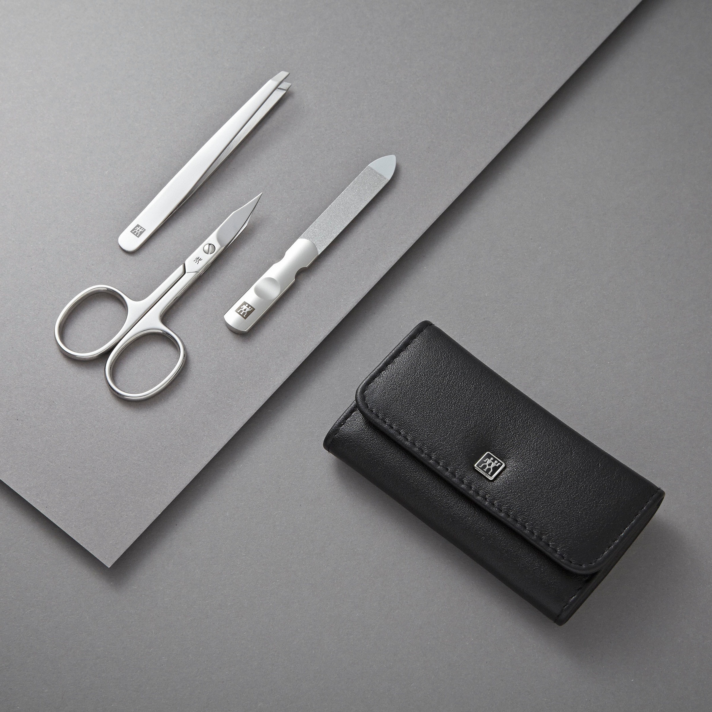 Zwilling Maniküre-Etui »aus Rindleder«, (3 tlg.)