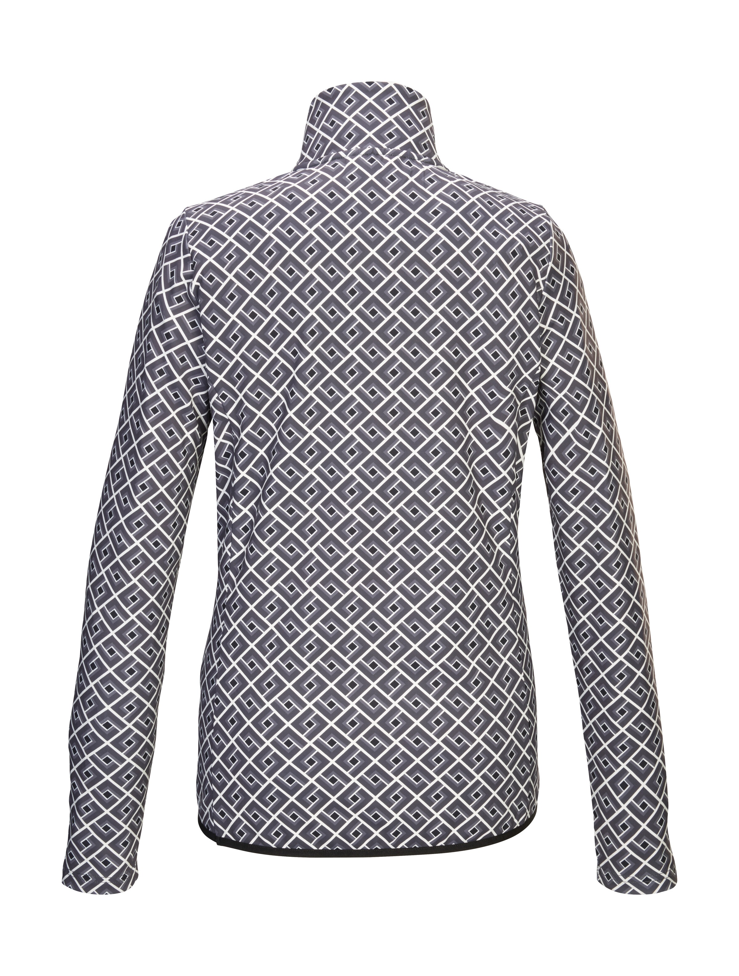 Killtec Langarmshirt »KSW 109 WMN LS SHRT«, Atmungsaktives Damen Powerstretchshirt mit Zipper und Kinnschutz