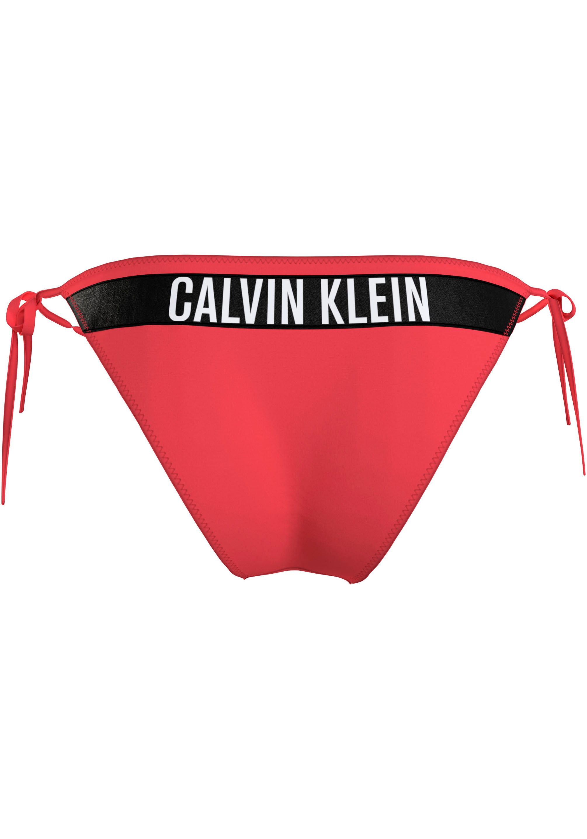 Calvin Klein Swimwear Bikini-Hose »STRING SIDE TIE«, mit großem Logo hinten