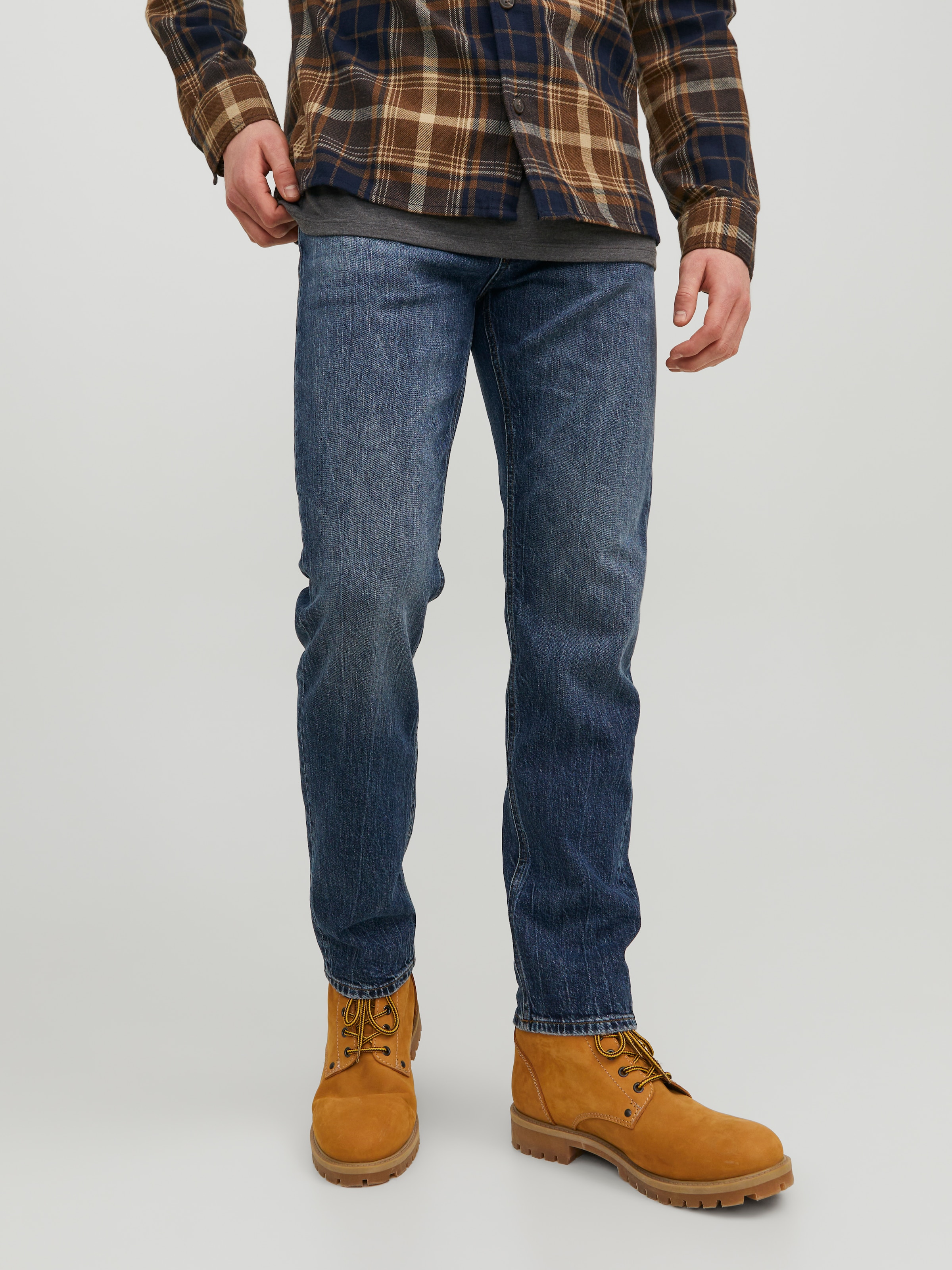 Jack & Jones Tapered-fit-Jeans »JJIMIKE JJORIGINAL CJ SN« mit Five-Pocket-Design