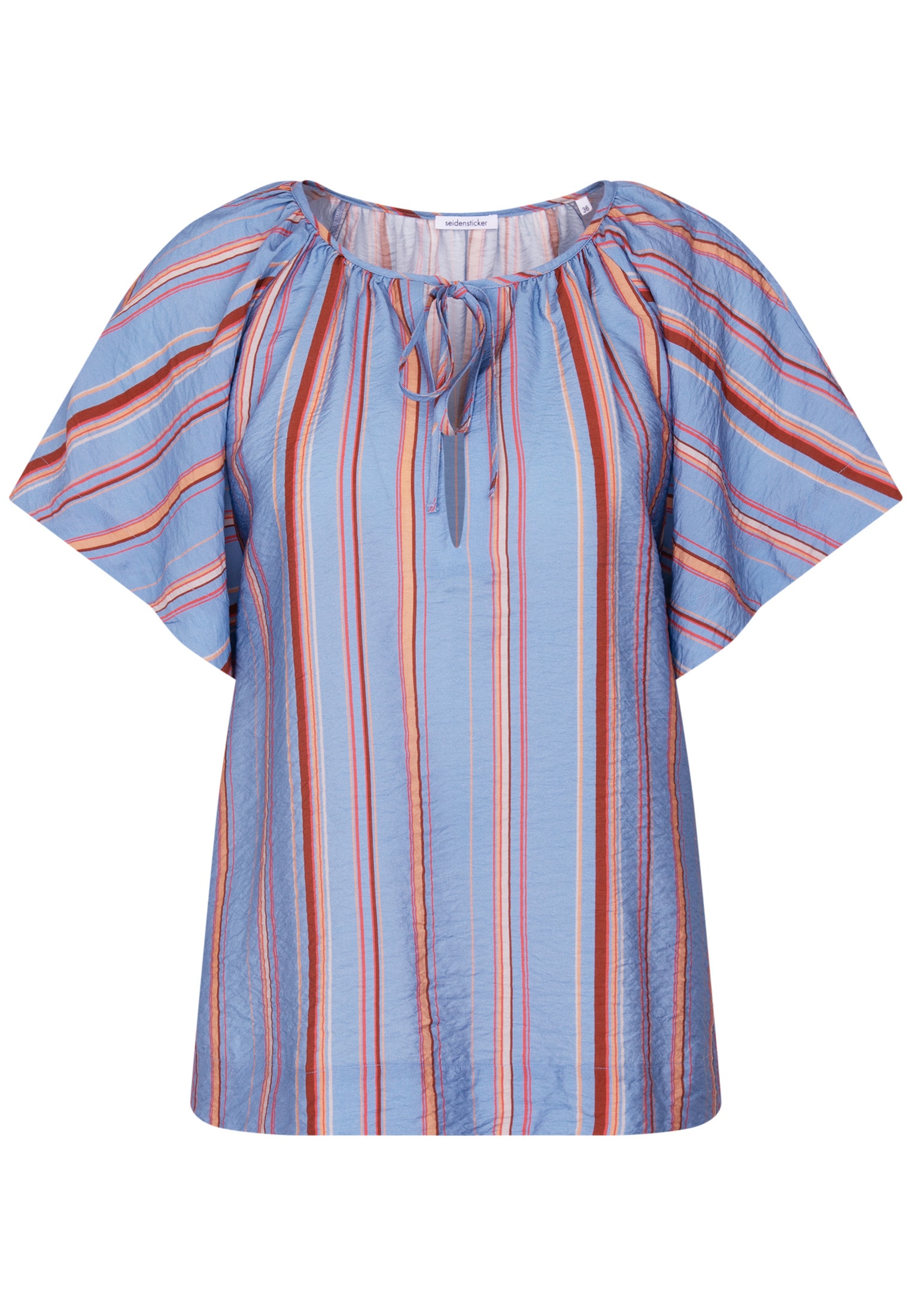 seidensticker Klassische Bluse Tunika Gestreift