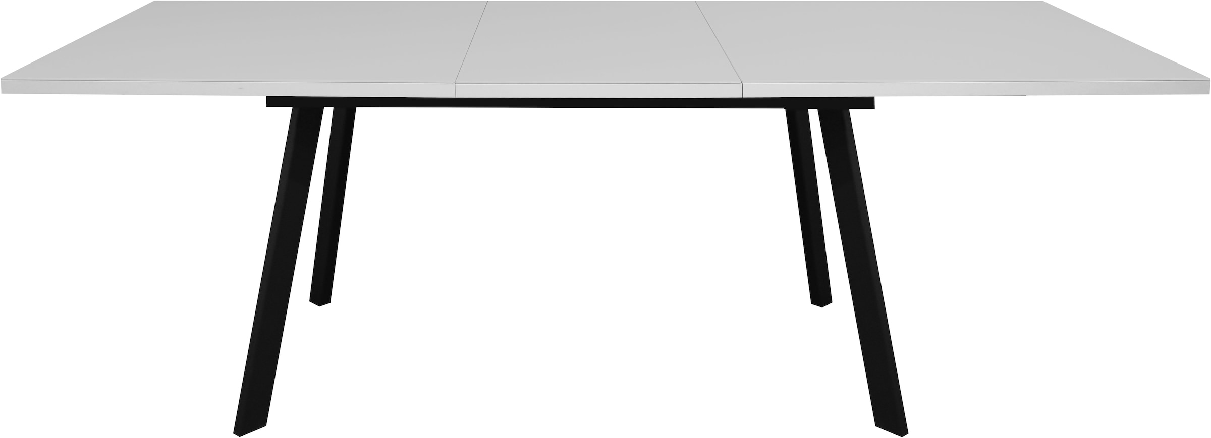 Mäusbacher Esstisch »Imola TOPSELLER!«, Mäusbacher Esstisch, Breite 160 cm, mit Glasoberplatte, 4 Metallfüße