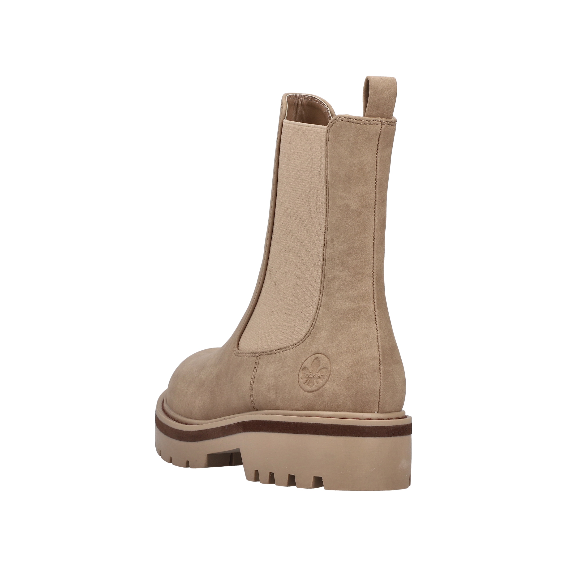 Rieker Winterboots  Stiefelette, Chelseaboots mit Warmfutter und Stretcheinsatz