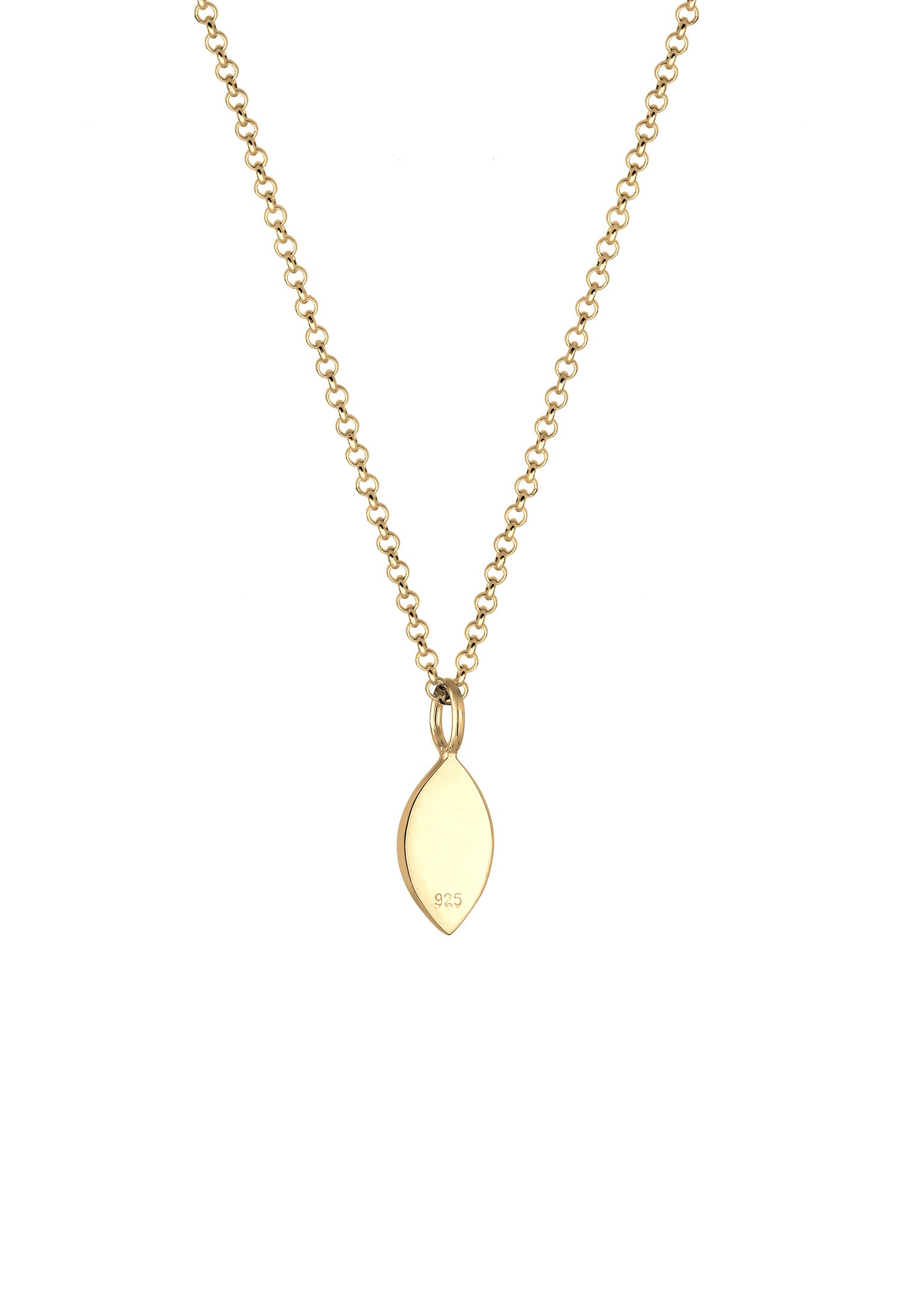 Elli Kette mit Anhänger »Halskette Erbskette Evil Eye Symbol Emaille 925er Silber«