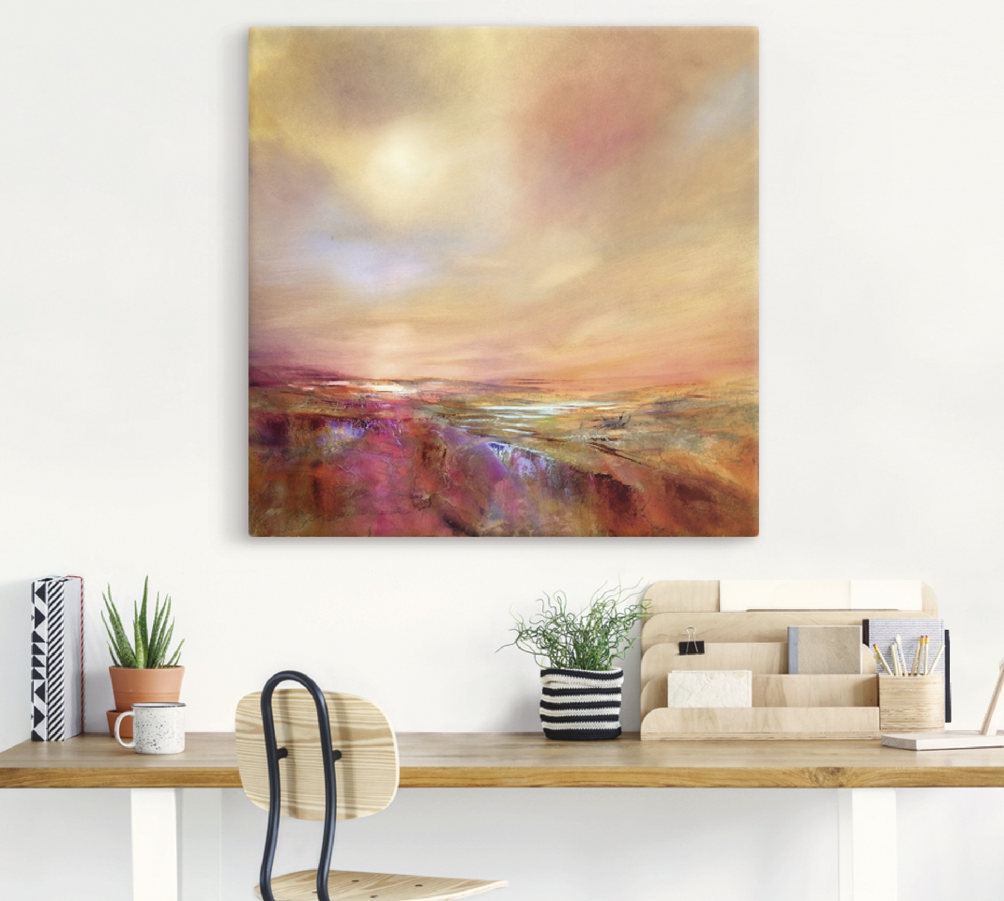 Artland Leinwandbild »Den Himmel berühren«, Berge, (1 St.), auf Keilrahmen gespannt