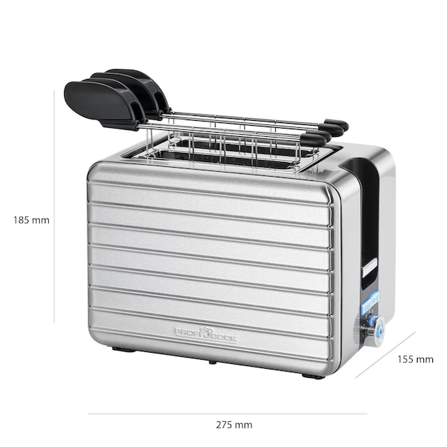 ProfiCook Toaster »PC-TAZ 1110«, 2 kurze Schlitze, für 2 Scheiben, 1050 W  jetzt bestellen bei OTTO