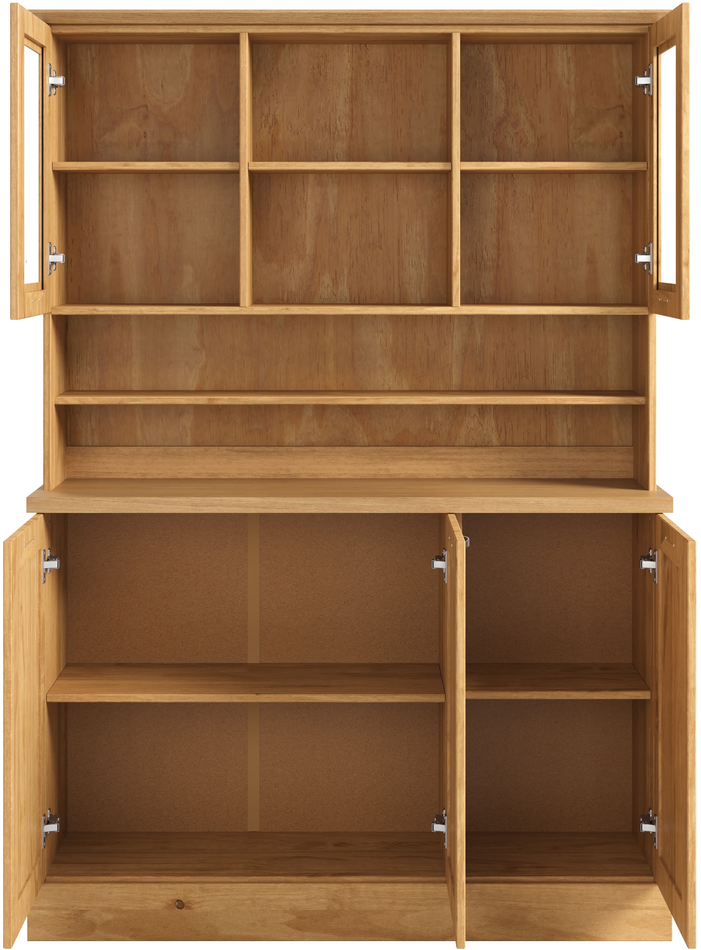 Home affaire Küchenbuffet »Teramo« Breite/Höhe 126/181 cm, mit Metallgriffen